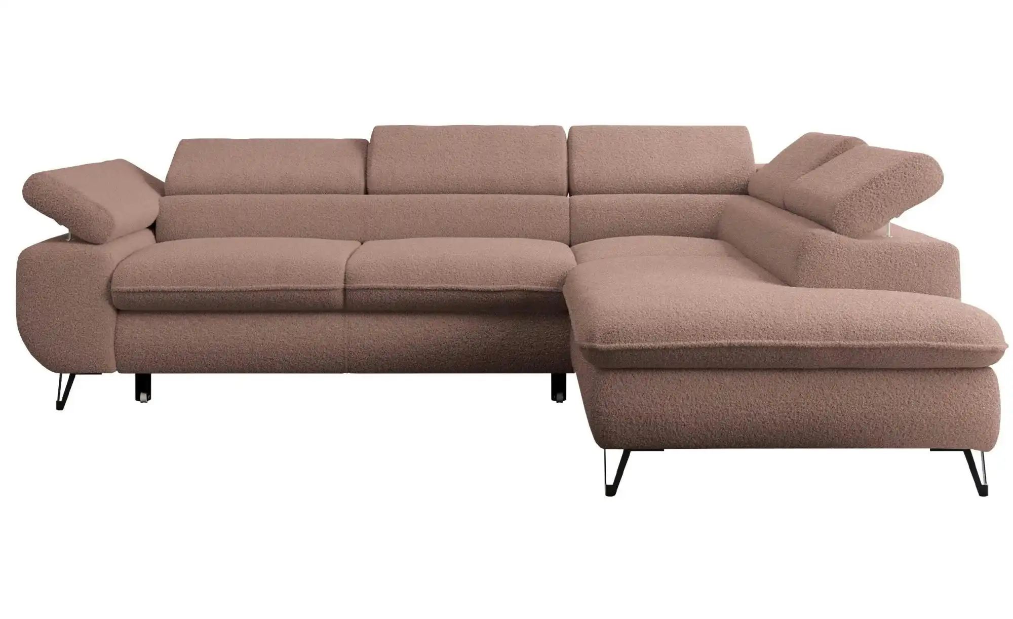 Ecksofa mit Schlaffunktion Peter ¦ rosa/pink ¦ Maße (cm): B: 273 H: 76 Pols günstig online kaufen