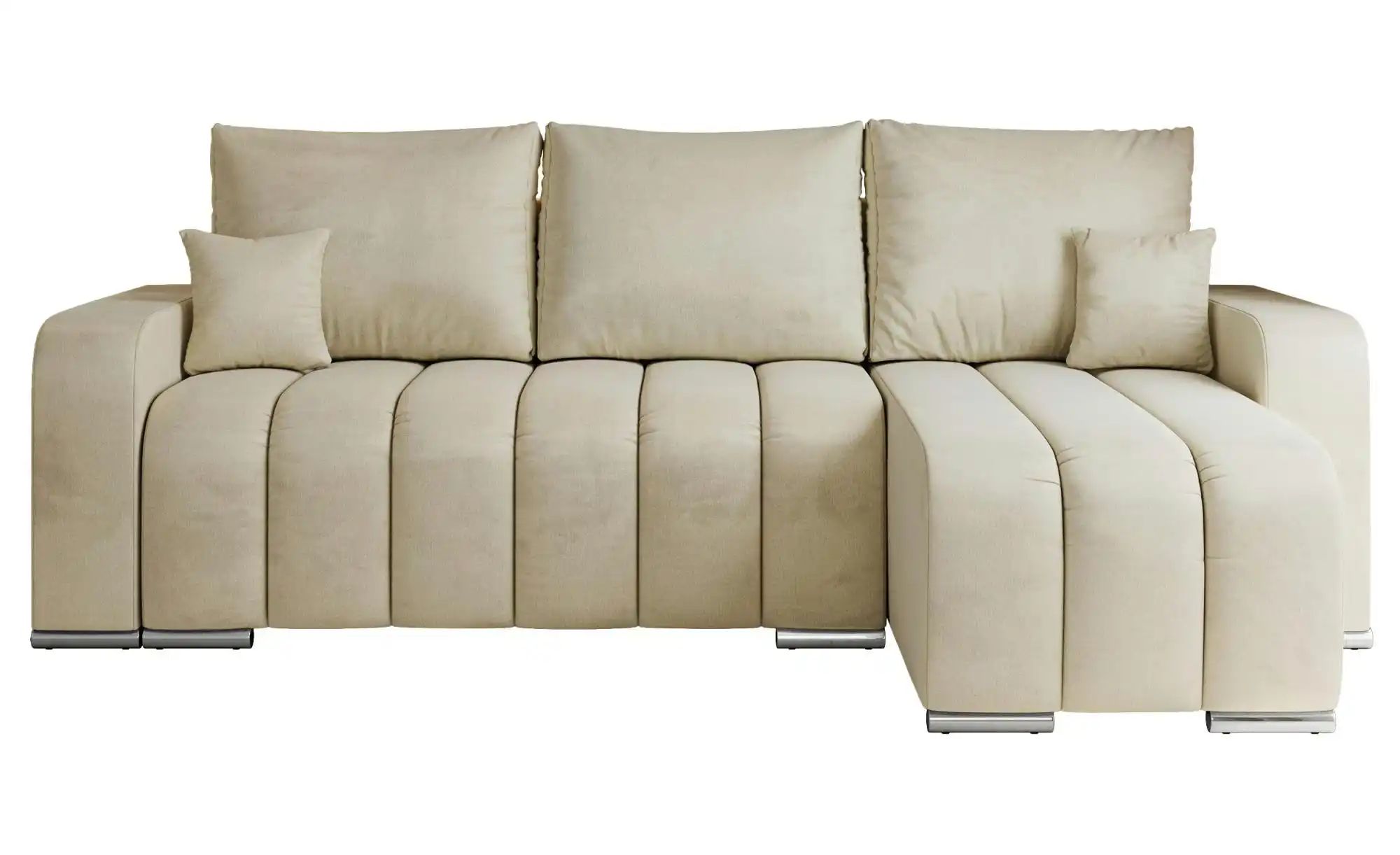 Ecksofa mit Schlaffunktion Kirasso ¦ beige ¦ Maße (cm): B: 245 H: 86 Polste günstig online kaufen