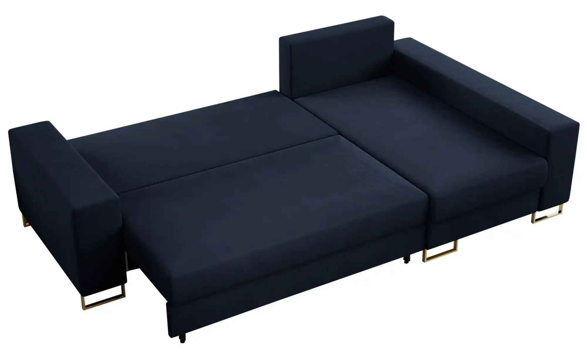 Ecksofa mit Schlaffunktion Dorain ¦ blau ¦ Maße (cm): B: 242 H: 85 Polsterm günstig online kaufen
