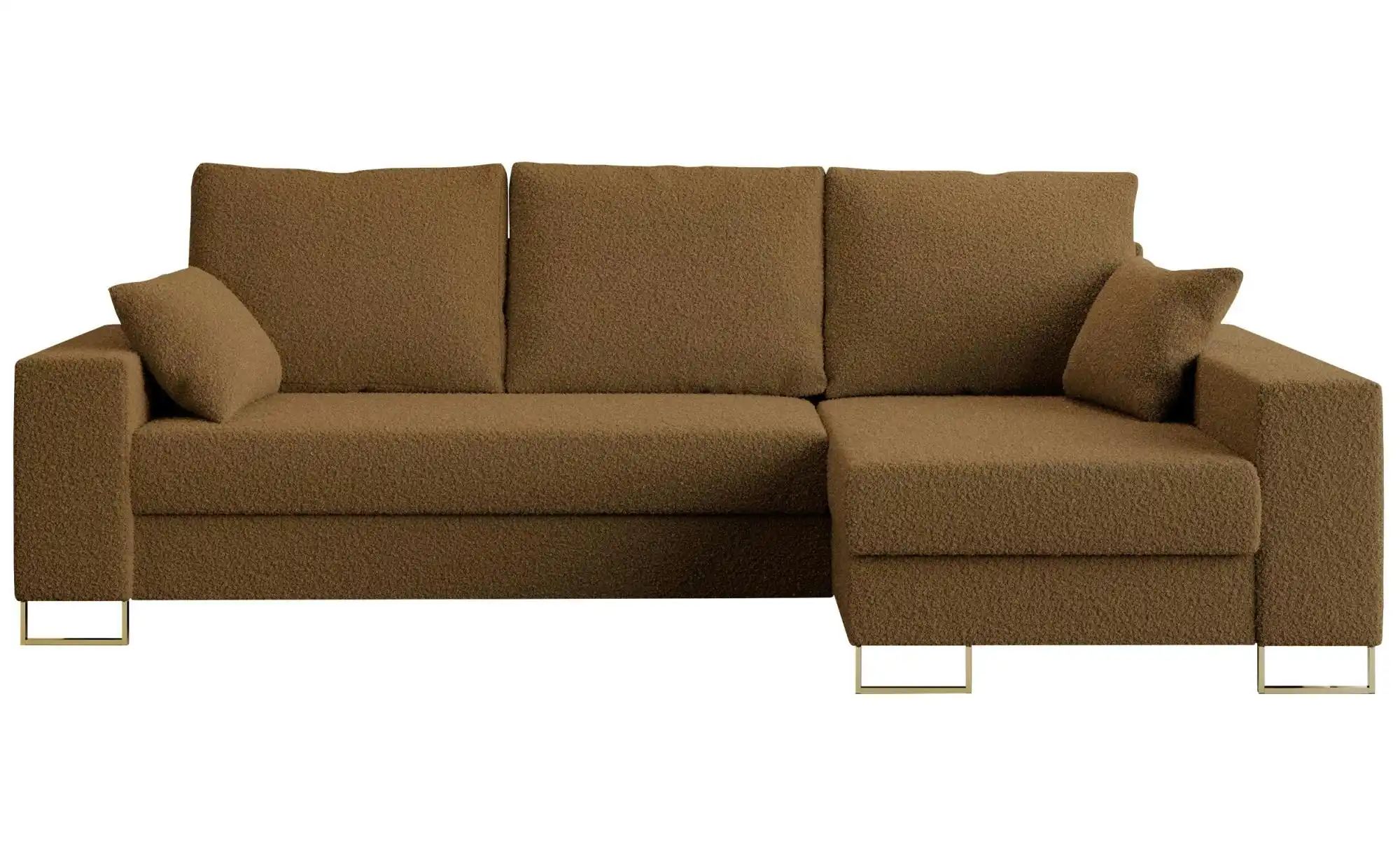 Ecksofa mit Schlaffunktion Dorain ¦ braun ¦ Maße (cm): B: 242 H: 85 Polster günstig online kaufen