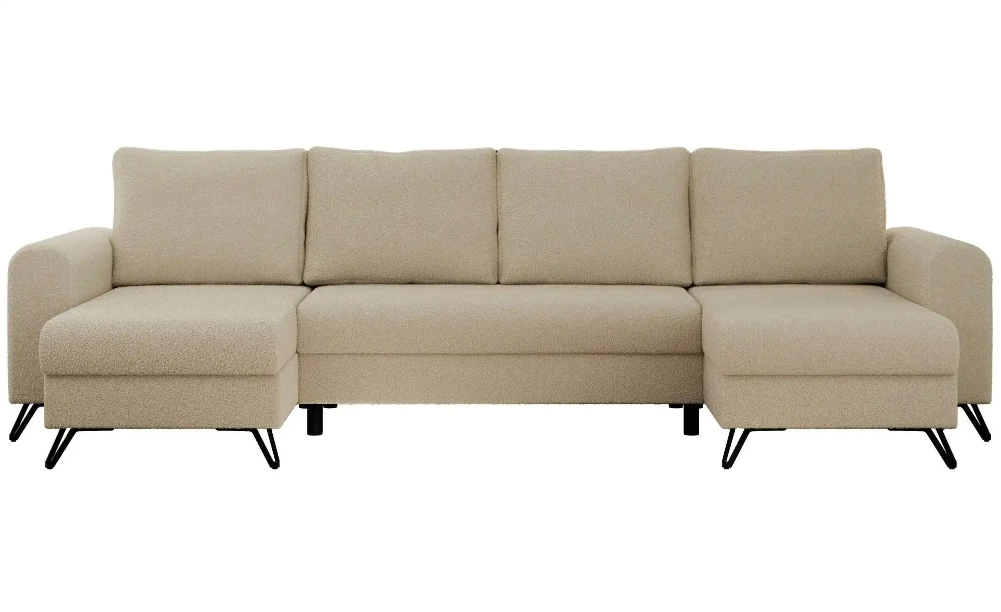 Wohnlandschaft Beige   ¦ beige ¦ Maße (cm): B: 312 H: 90 Polstermöbel > Sof günstig online kaufen