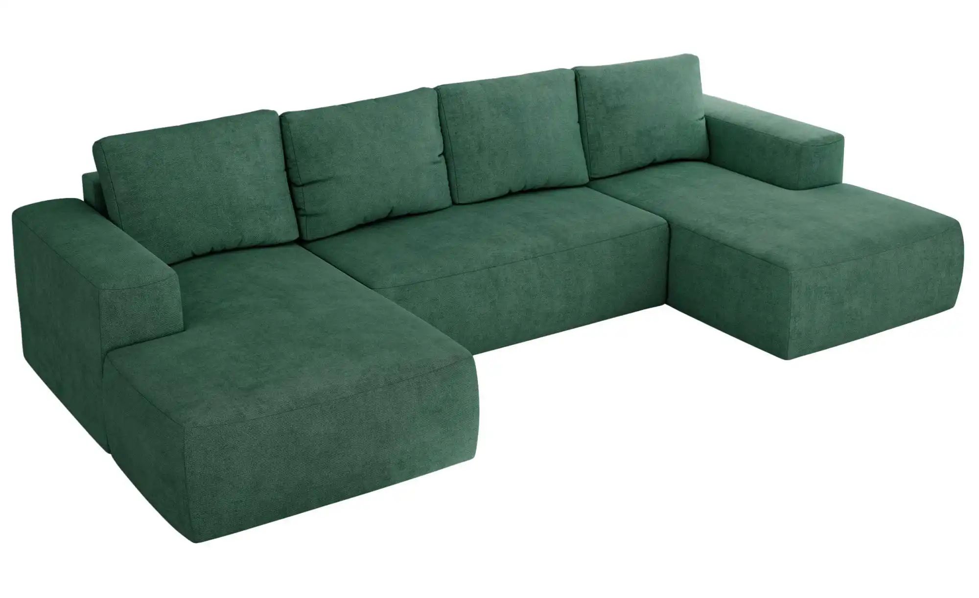 Wohnlandschaft mit Schlaffunktion Trentino ¦ türkis/petrol ¦ Maße (cm): B: günstig online kaufen