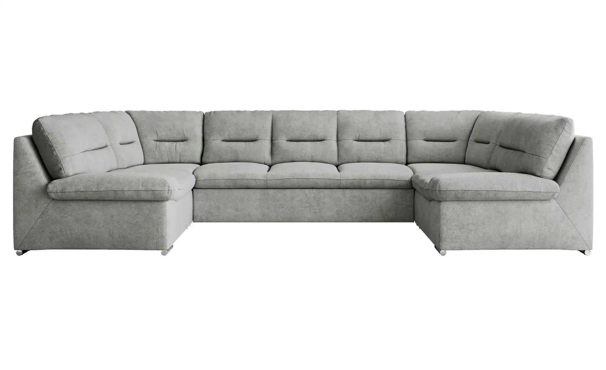 Wohnlandschaft mit Schlaffunktion Comodo ¦ silber ¦ Maße (cm): B: 340 H: 93 günstig online kaufen