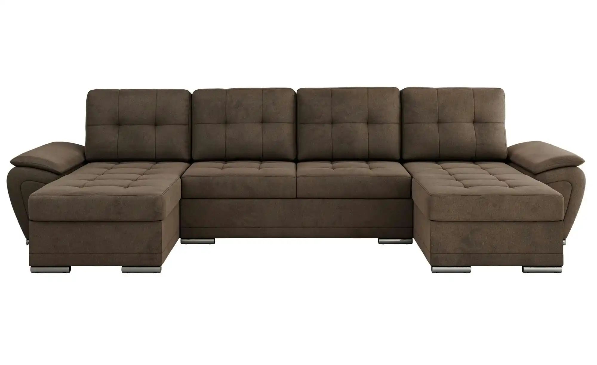 Wohnlandschaft mit Schlaffunktion Umbria ¦ braun ¦ Maße (cm): B: 336 H: 85 günstig online kaufen