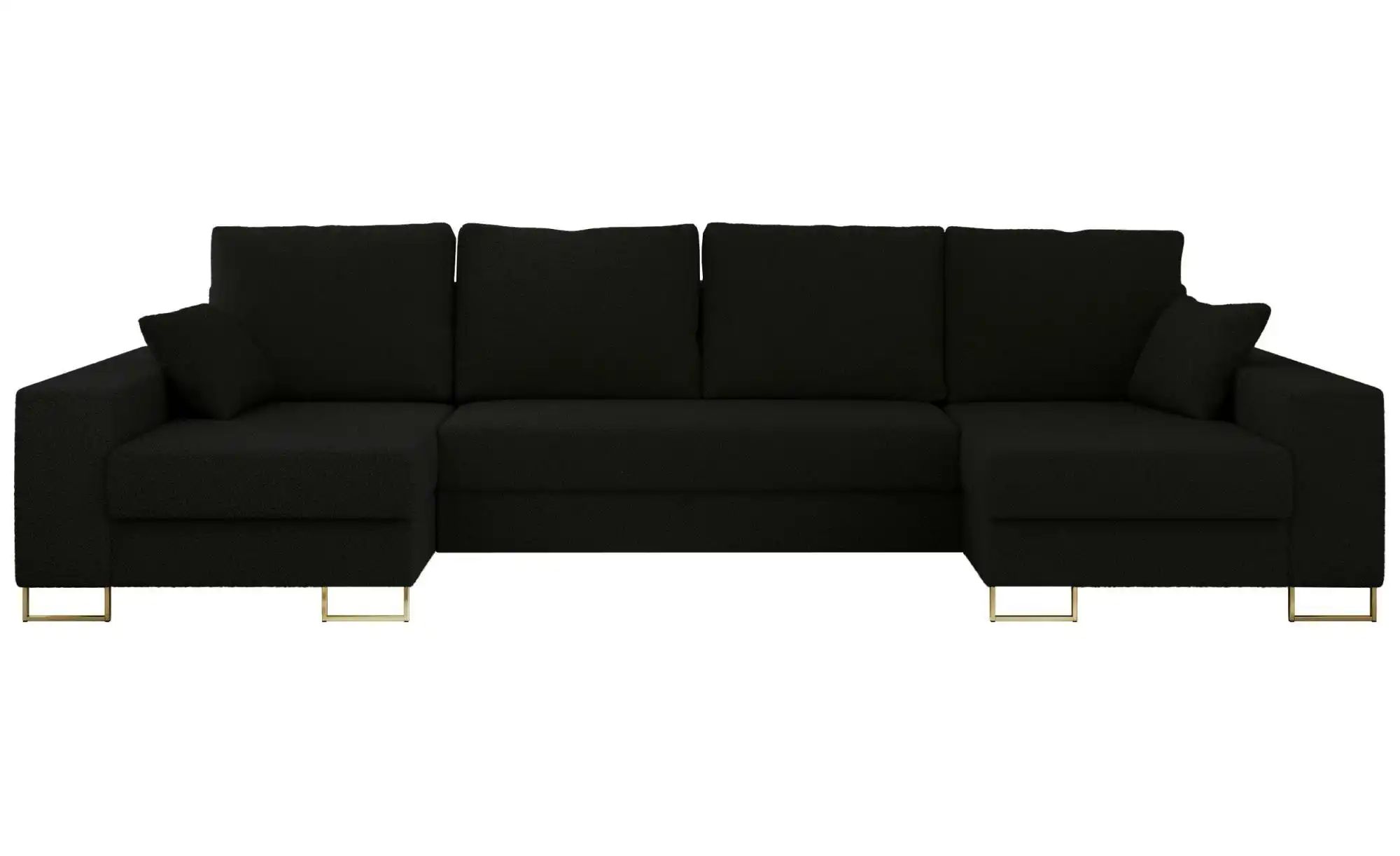 Wohnlandschaft mit Schlaffunktion Dorain ¦ schwarz ¦ Maße (cm): B: 312 H: 9 günstig online kaufen