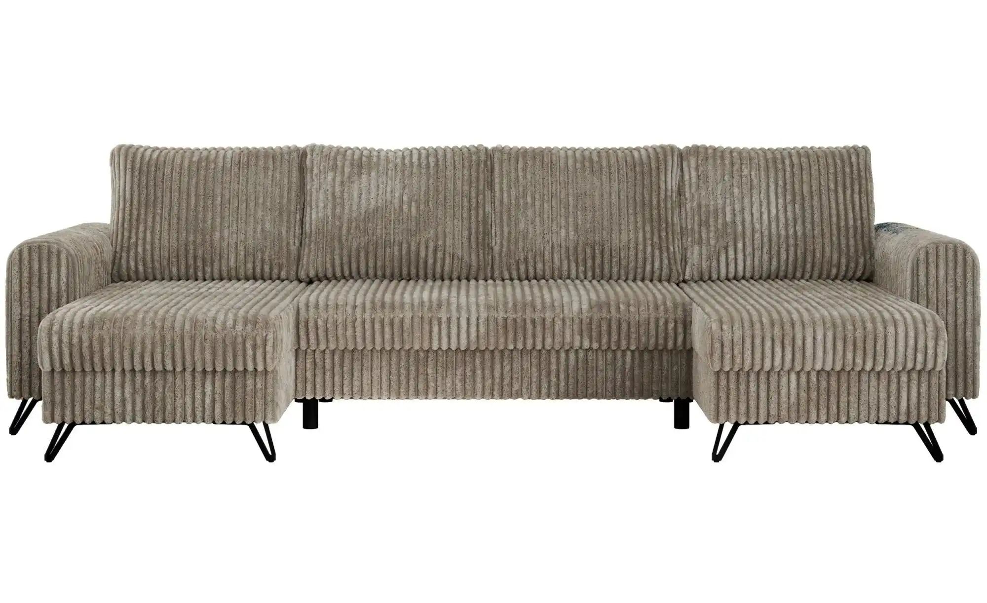 Wohnlandschaft Hellbraun   ¦ braun ¦ Maße (cm): B: 312 H: 90 Polstermöbel > günstig online kaufen