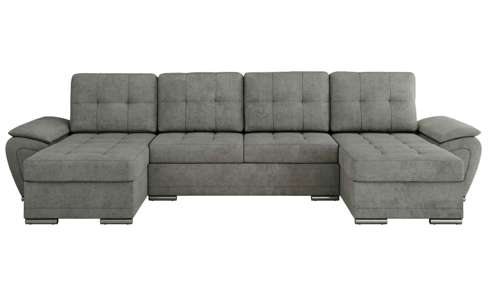 Wohnlandschaft mit Schlaffunktion Umbria ¦ grau ¦ Maße (cm): B: 336 H: 85 P günstig online kaufen