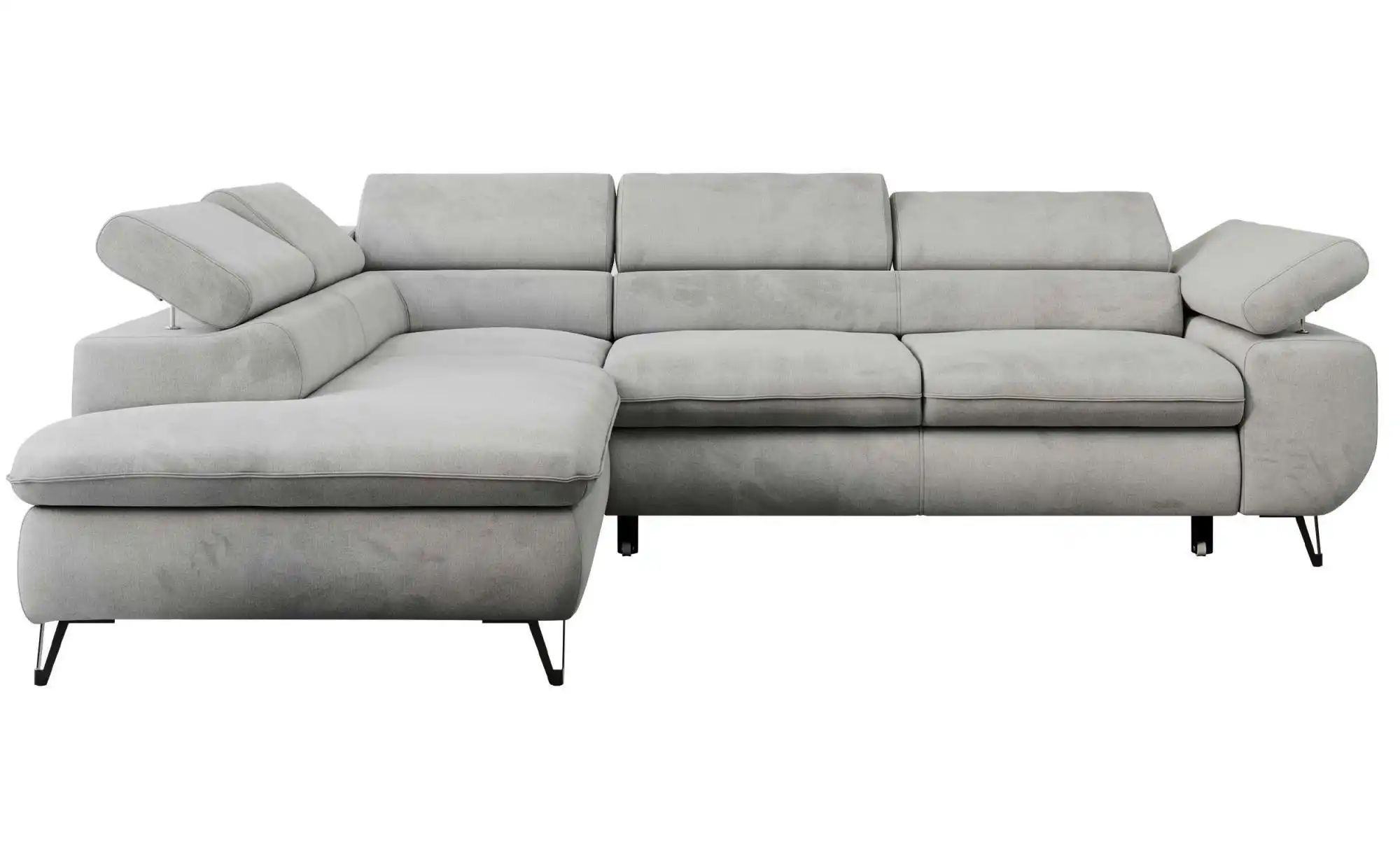 Ecksofa mit Schlaffunktion Peter ¦ grau ¦ Maße (cm): B: 273 H: 76 Polstermö günstig online kaufen