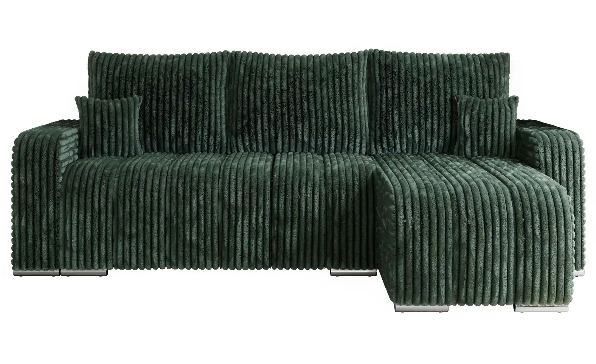 Ecksofa mit Schlaffunktion Kirasso ¦ grün ¦ Maße (cm): B: 245 H: 86 Polster günstig online kaufen