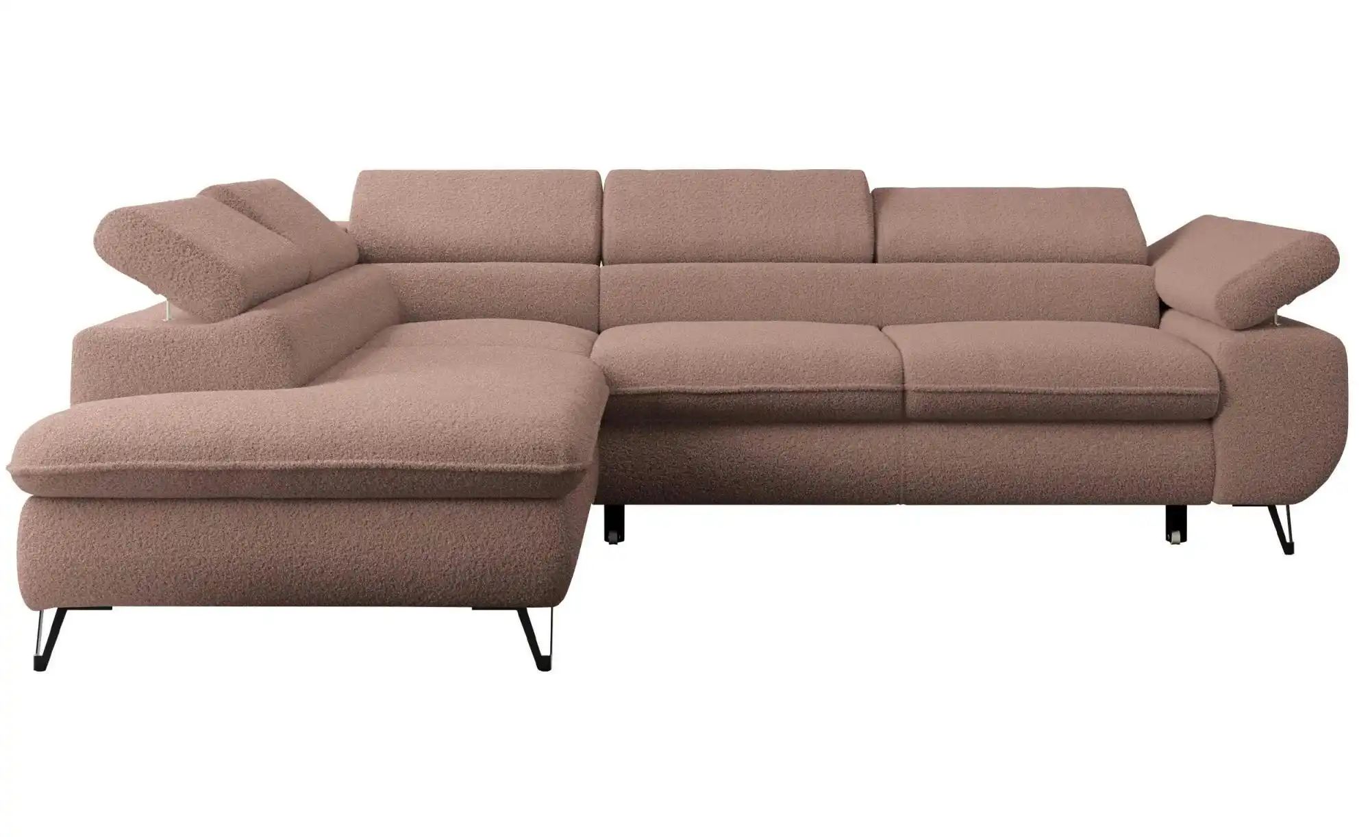 Ecksofa mit Schlaffunktion Peter ¦ rosa/pink ¦ Maße (cm): B: 273 H: 76 Pols günstig online kaufen