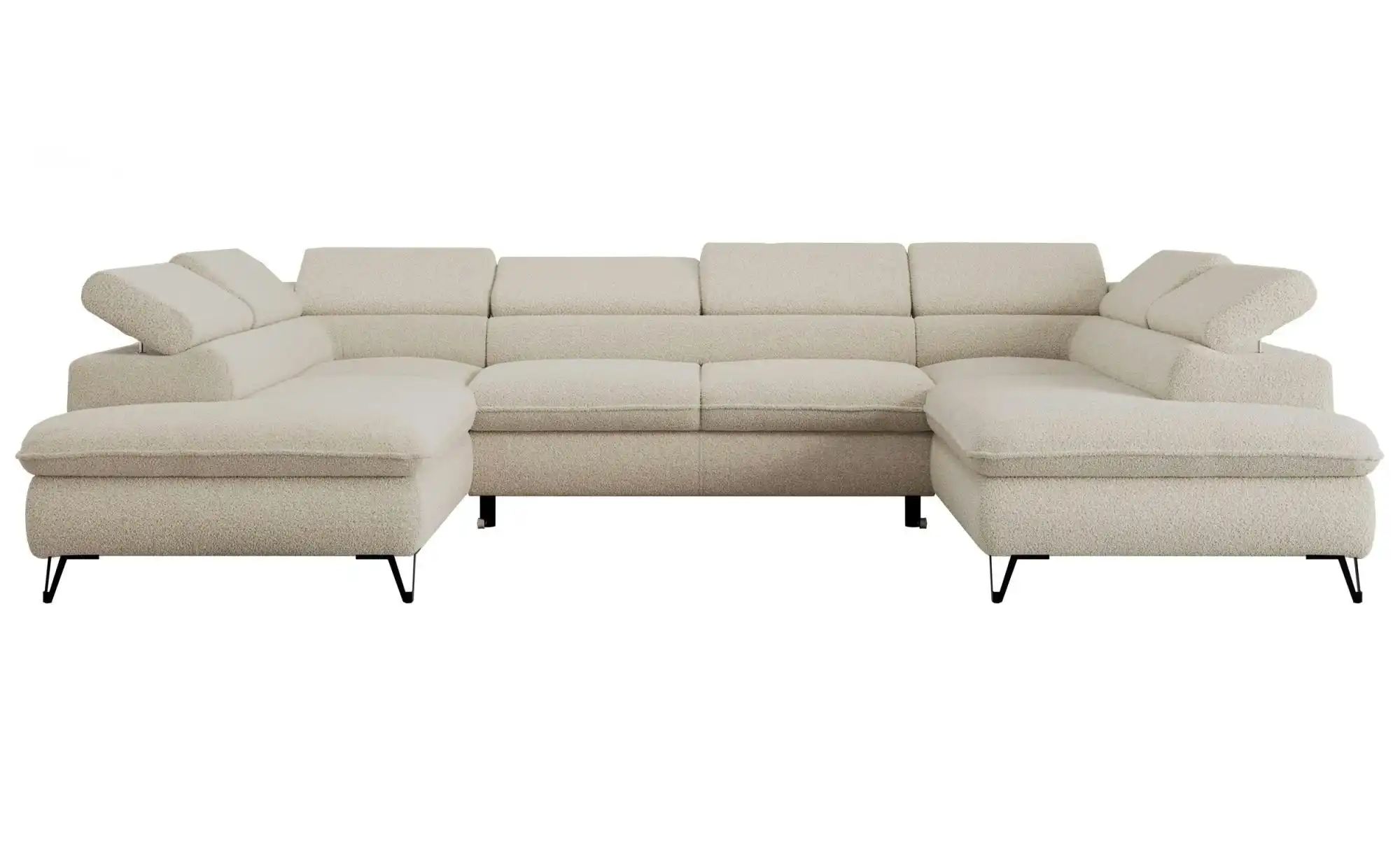 Wohnlandschaft  Peter ¦ beige ¦ Maße (cm): B: 346 H: 76 Polstermöbel > Sofa günstig online kaufen