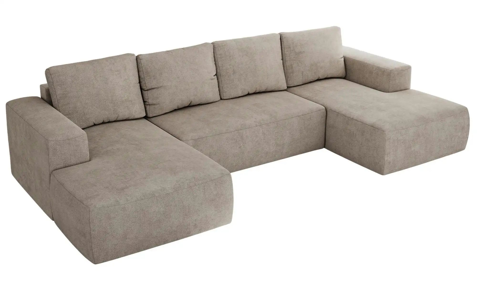 Thumbnail - Wohnlandschaft mit Schlaffunktion Trentino ¦ beige ¦ Maße (cm): B: 334 H: 91 Polstermöbel > Sofas > Schlafsofas - Höffne...