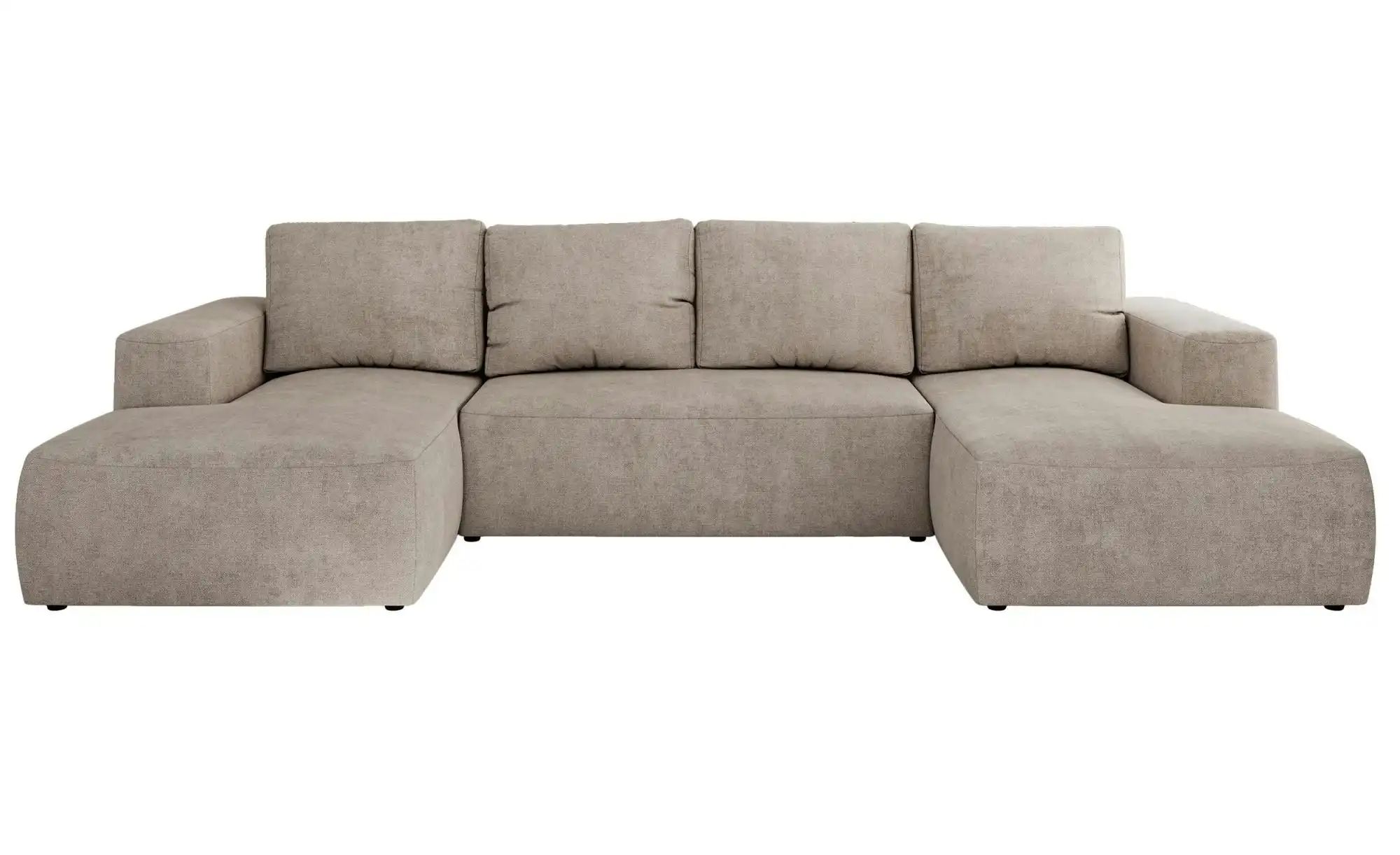 Wohnlandschaft mit Schlaffunktion Trentino ¦ beige ¦ Maße (cm): B: 334 H: 9 günstig online kaufen