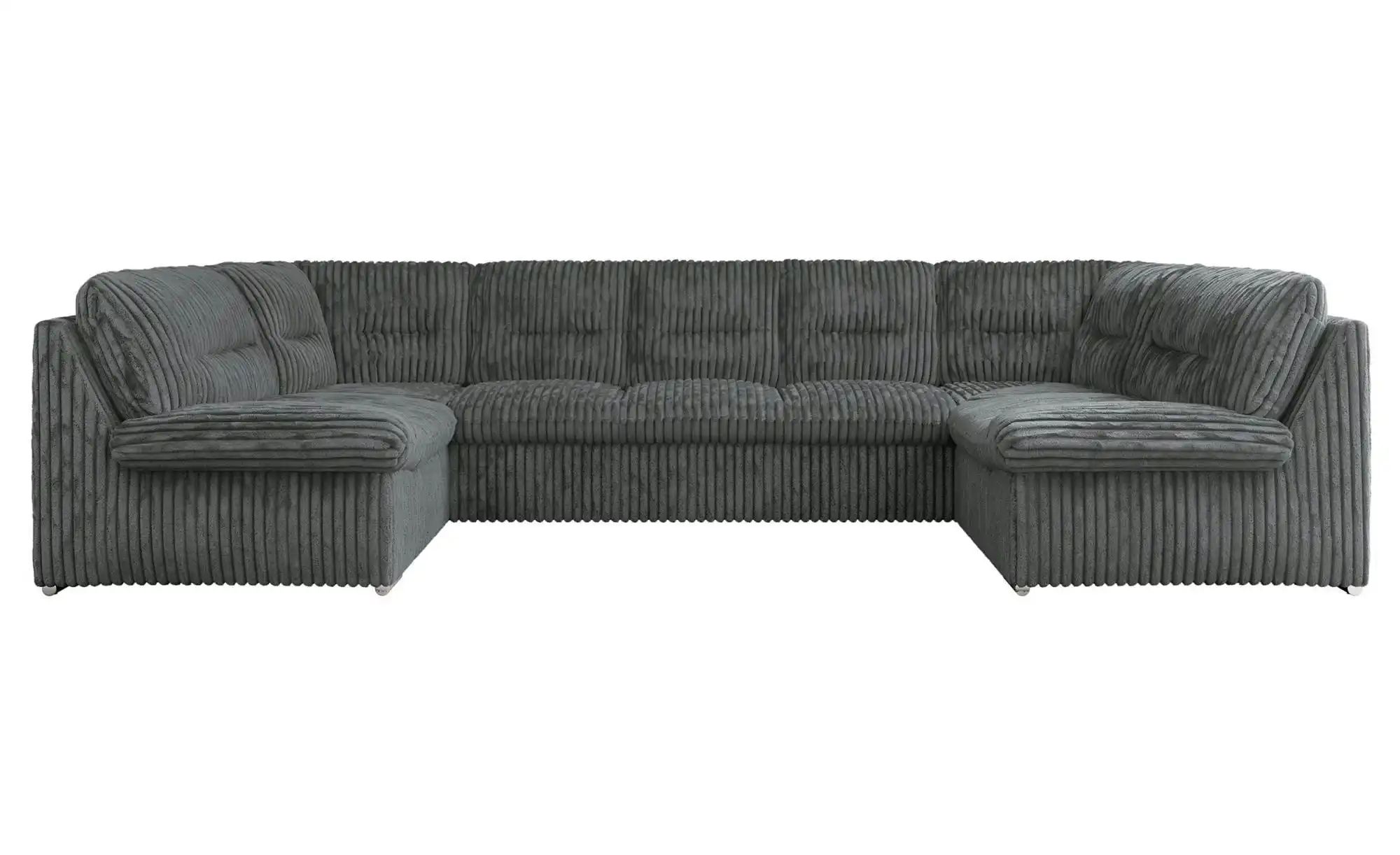 Wohnlandschaft mit Schlaffunktion Comodo ¦ grau ¦ Maße (cm): B: 340 H: 93 P günstig online kaufen