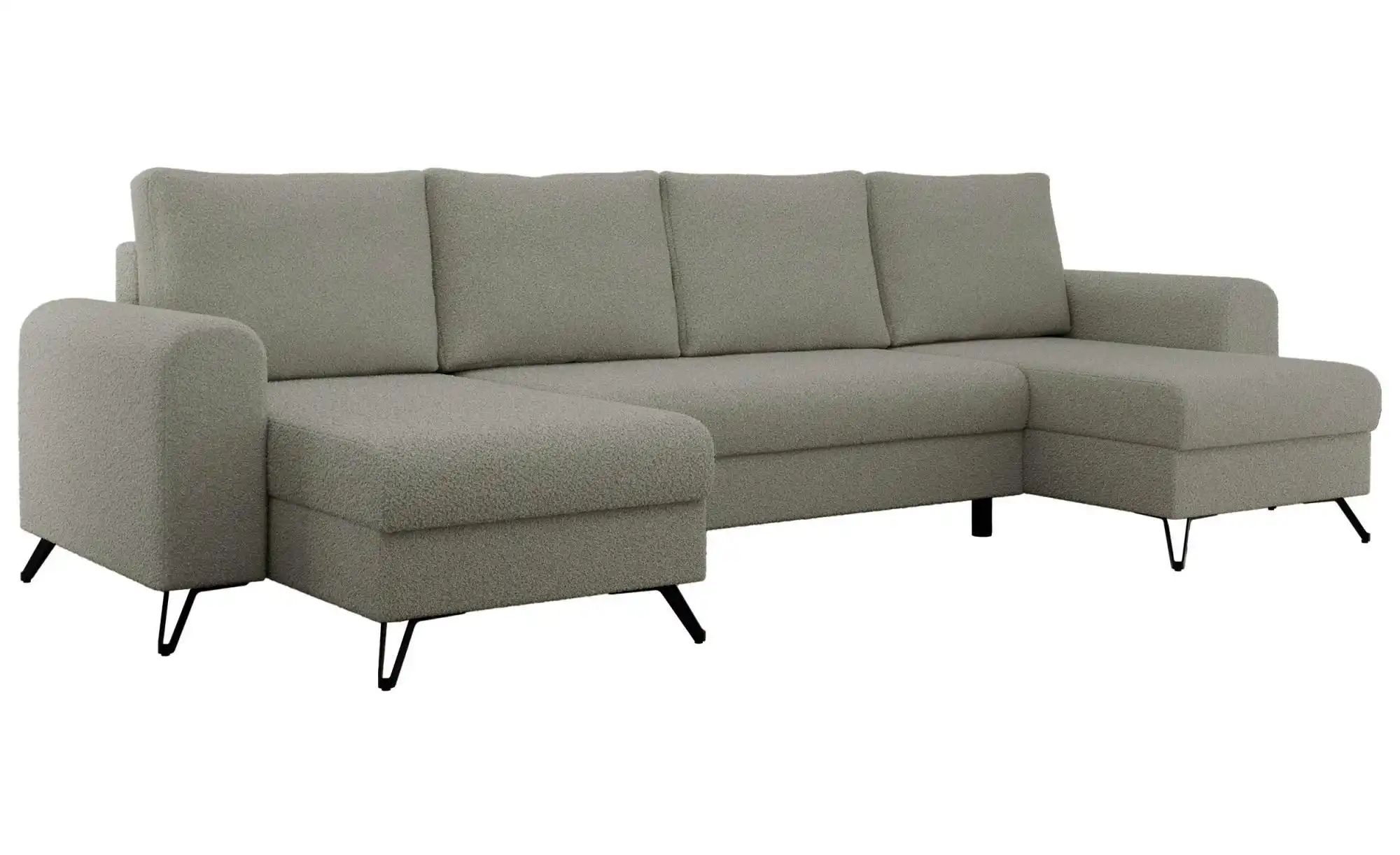 Thumbnail - Wohnlandschaft Hellgrau ¦ grau ¦ Maße (cm): B: 312 H: 90 Polstermöbel > Sofas > Wohnlandschaften - Höffner