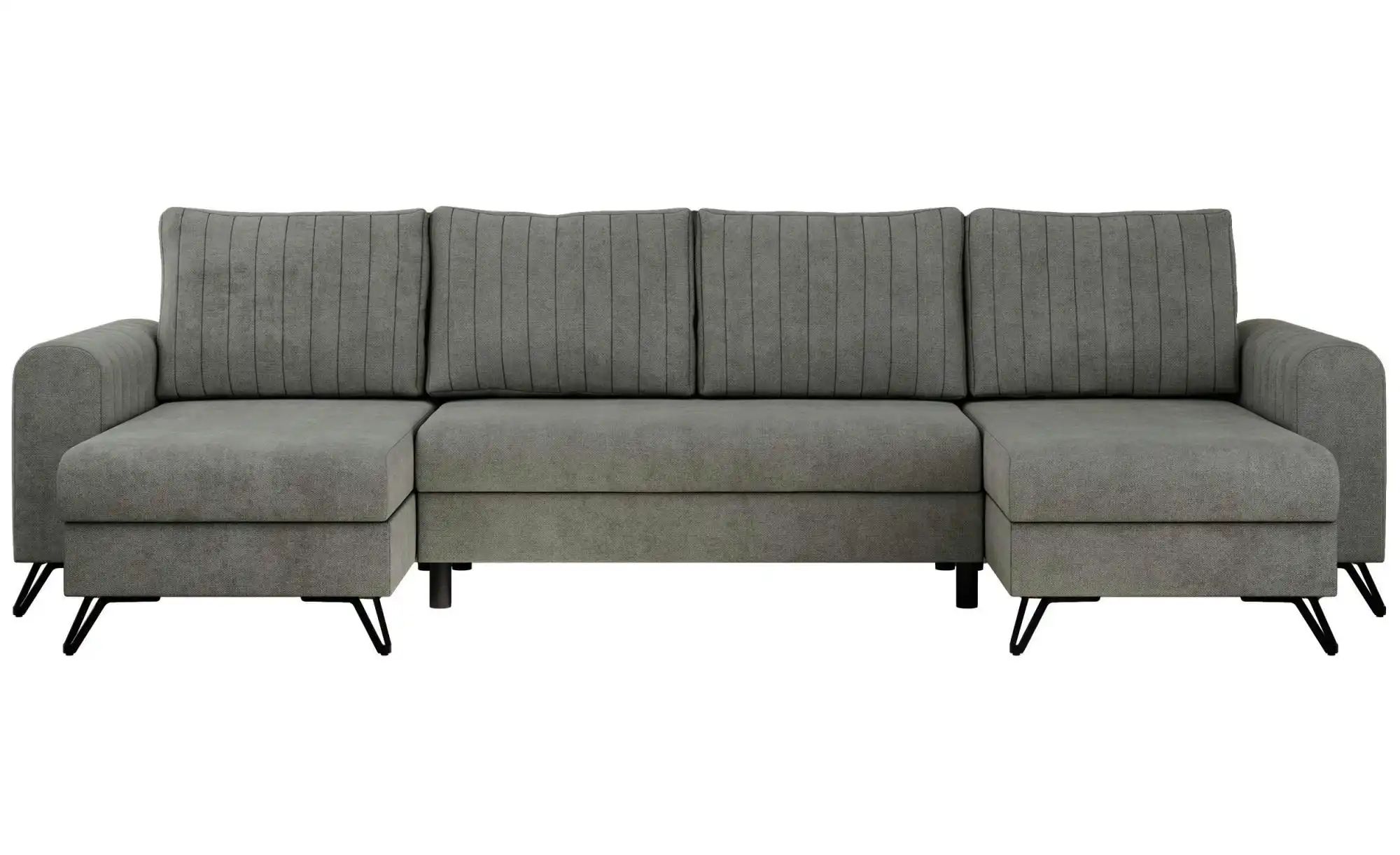 Wohnlandschaft Grau   ¦ grau ¦ Maße (cm): B: 312 H: 90 Polstermöbel > Sofas günstig online kaufen