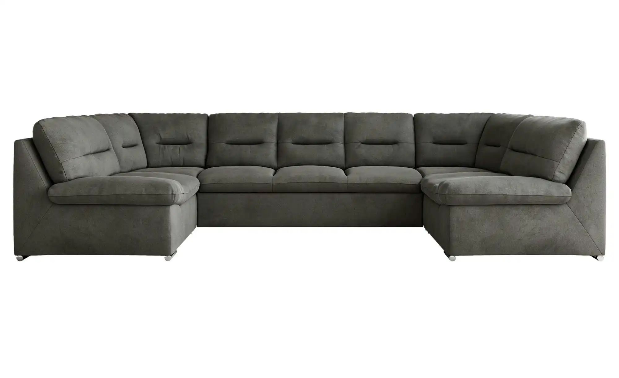 Wohnlandschaft mit Schlaffunktion Comodo ¦ grau ¦ Maße (cm): B: 340 H: 93 P günstig online kaufen