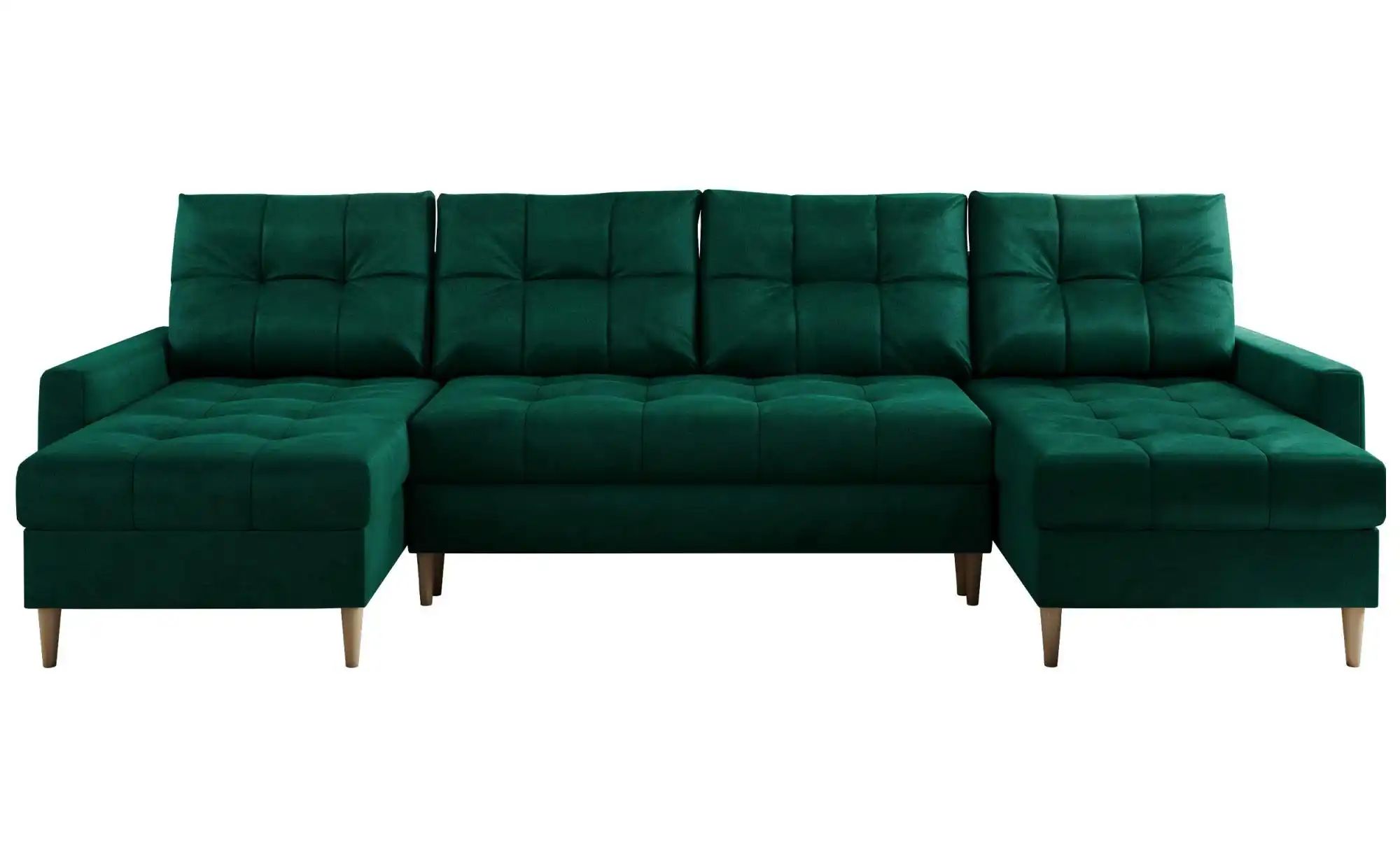 Wohnlandschaft mit Schlaffunktion Astra ¦ grün ¦ Maße (cm): B: 290 H: 75 Po günstig online kaufen