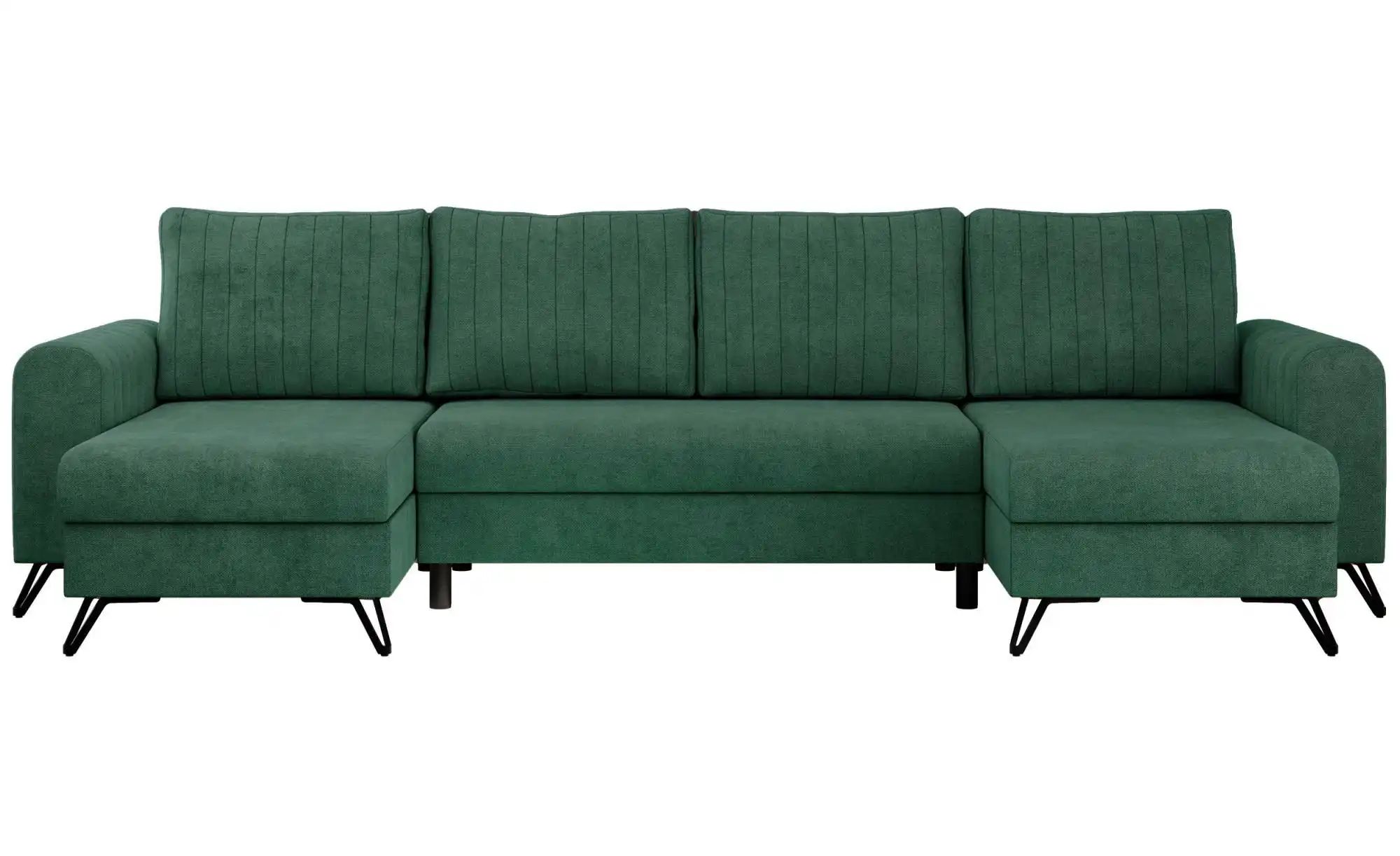 Wohnlandschaft Grün   ¦ grün ¦ Maße (cm): B: 312 H: 90 Polstermöbel > Sofas günstig online kaufen