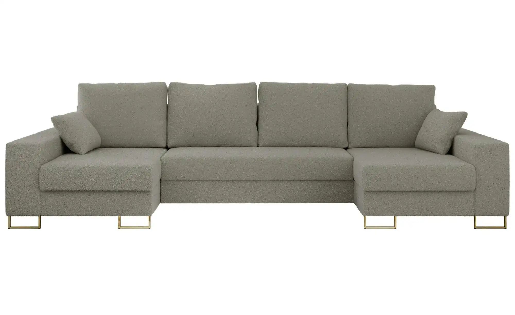 Wohnlandschaft mit Schlaffunktion Dorain ¦ grau ¦ Maße (cm): B: 312 H: 95 P günstig online kaufen