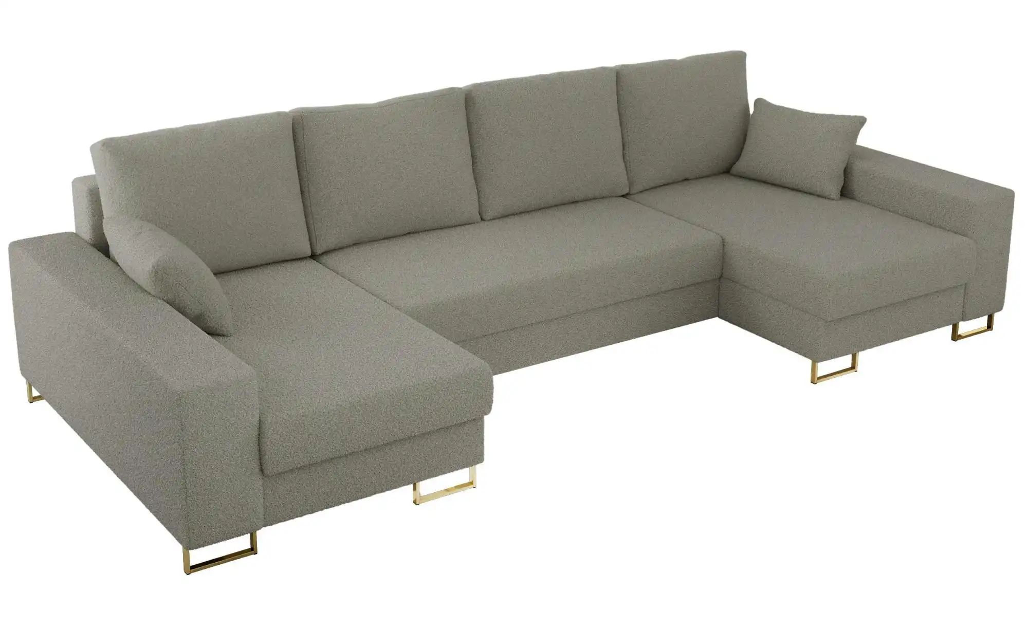 Thumbnail - Wohnlandschaft mit Schlaffunktion Dorain ¦ grau ¦ Maße (cm): B: 312 H: 95 Polstermöbel > Sofas > Wohnlandschaften - Höff...