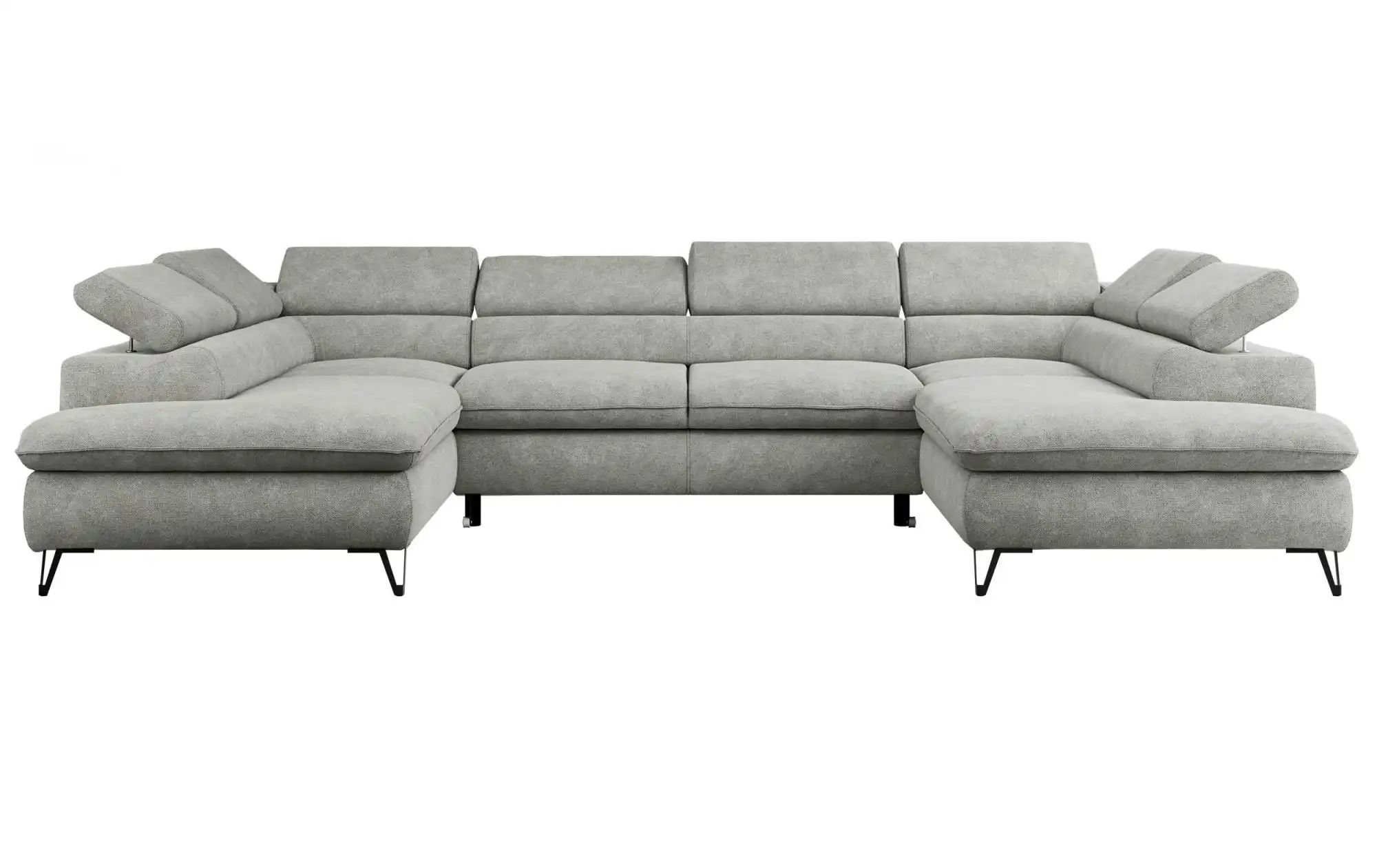 Wohnlandschaft Peter ¦ grau ¦ Maße (cm): B: 346 H: 76 Polstermöbel > Sofas > Wohnlandschaften - Höffner