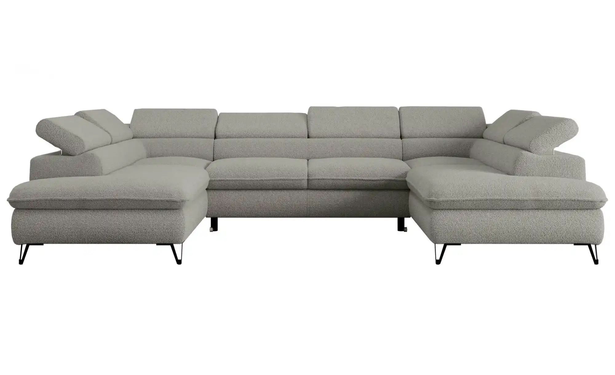 Wohnlandschaft  Peter ¦ grau ¦ Maße (cm): B: 346 H: 76 Polstermöbel > Sofas günstig online kaufen