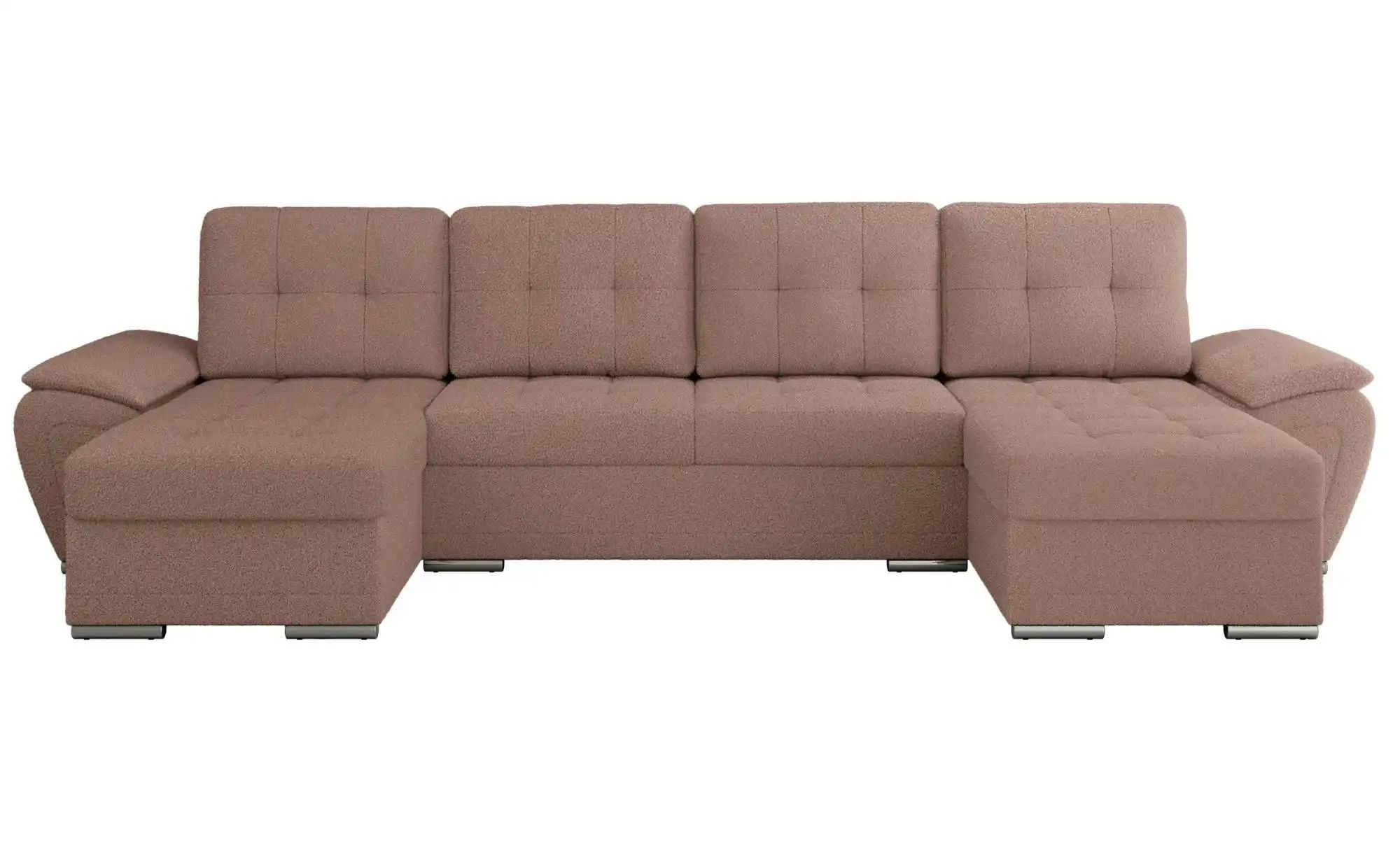 Wohnlandschaft mit Schlaffunktion Umbria ¦ rosa/pink ¦ Maße (cm): B: 336 H: günstig online kaufen