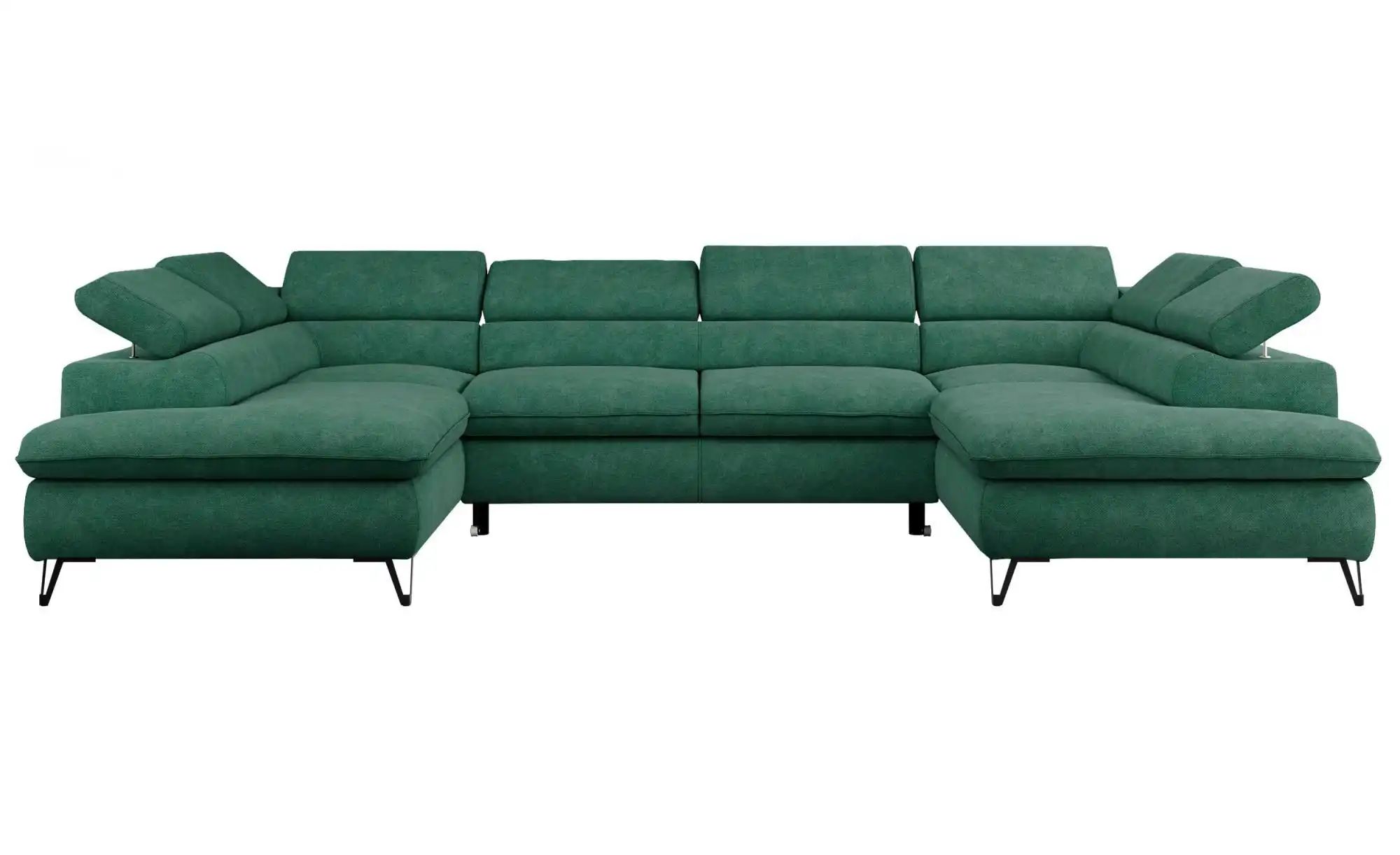 Wohnlandschaft  Peter  türkis/petrol  Maße (cm): B: 346 H: 76 | 05904968254527