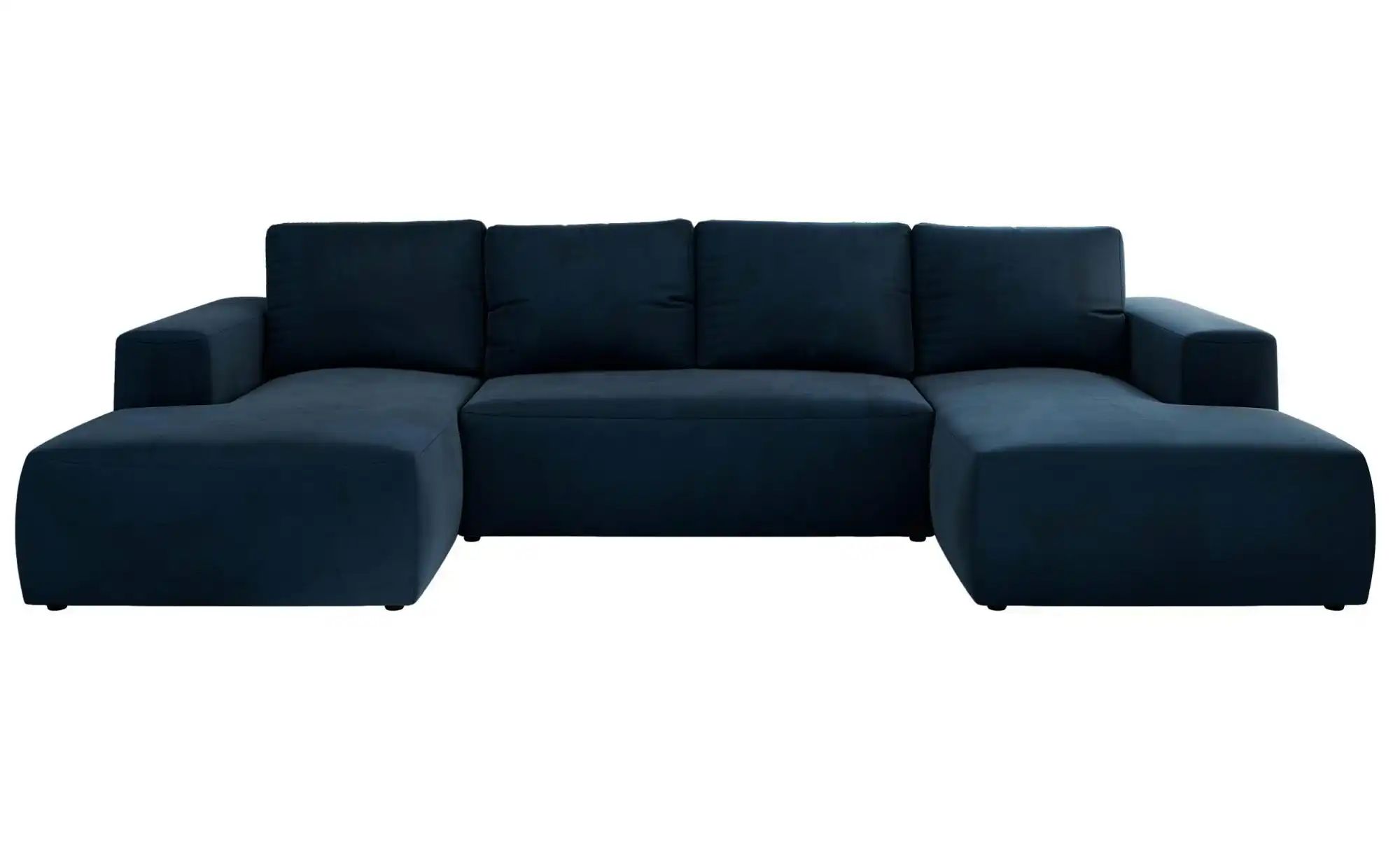 Wohnlandschaft mit Schlaffunktion Trentino ¦ blau ¦ Maße (cm): B: 334 H: 91 günstig online kaufen