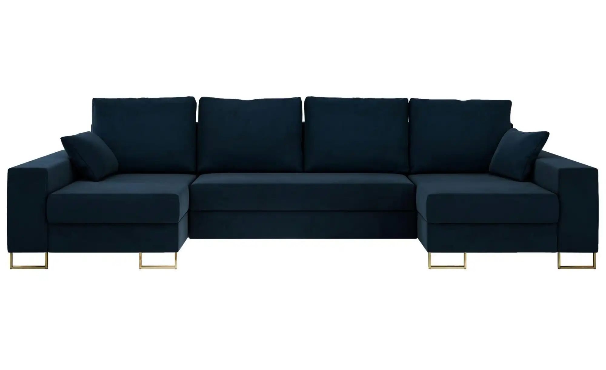 Wohnlandschaft mit Schlaffunktion Dorain ¦ blau ¦ Maße (cm): B: 312 H: 95 P günstig online kaufen