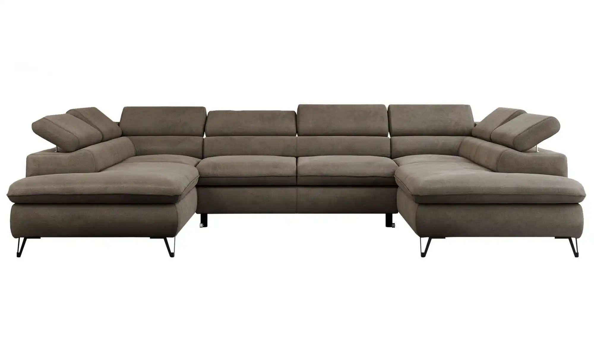 Wohnlandschaft Peter ¦ braun ¦ Maße (cm): B: 346 H: 76 Polstermöbel > Sofas > Wohnlandschaften - Höffner