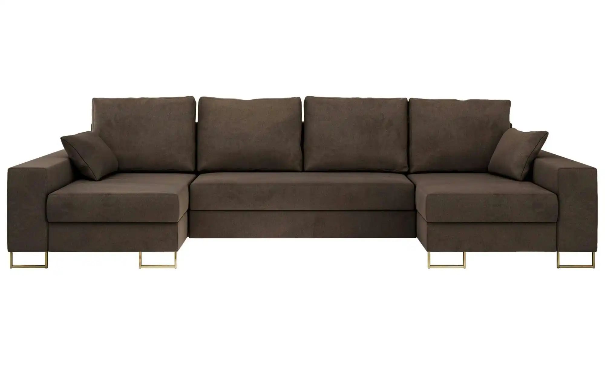 Wohnlandschaft mit Schlaffunktion Dorain ¦ braun ¦ Maße (cm): B: 312 H: 95 günstig online kaufen