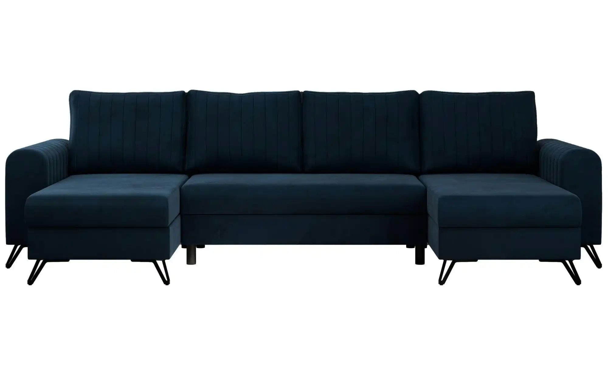 Wohnlandschaft Dunkelblau   ¦ blau ¦ Maße (cm): B: 312 H: 90 Polstermöbel > günstig online kaufen