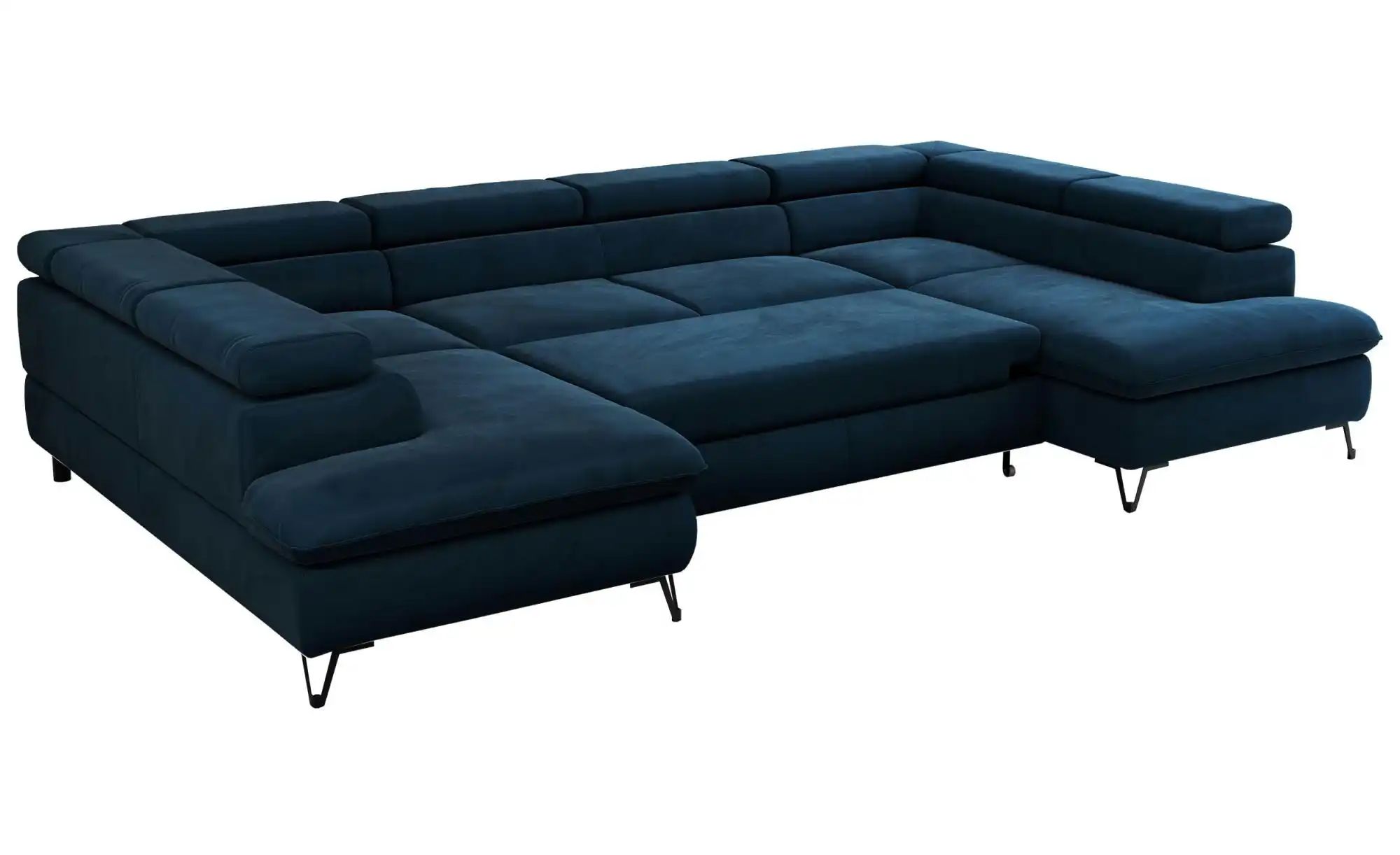 Thumbnail - Wohnlandschaft  Peter ¦ blau ¦ Maße (cm): B: 346 H: 76 Polstermöbel > Sofas > Wohnlandschaften - Höffner