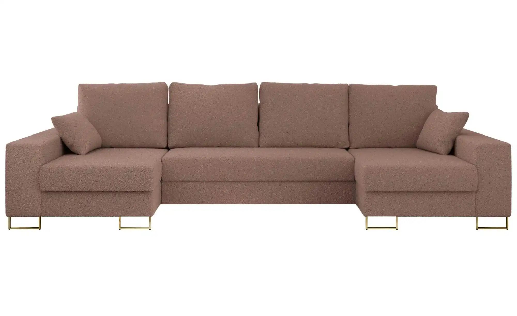 Wohnlandschaft mit Schlaffunktion Dorain ¦ rosa/pink ¦ Maße (cm): B: 312 H: günstig online kaufen