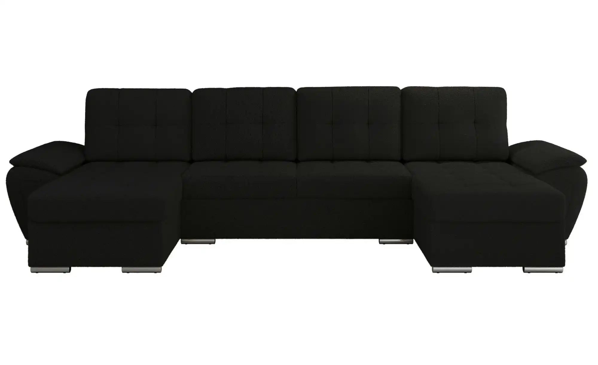 Wohnlandschaft mit Schlaffunktion Umbria ¦ schwarz ¦ Maße (cm): B: 336 H: 8 günstig online kaufen