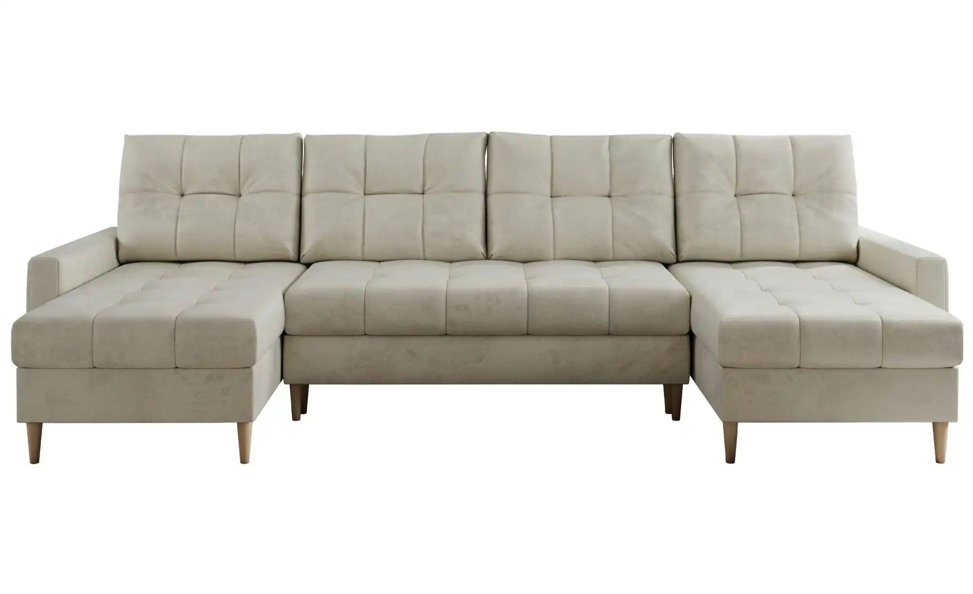 Wohnlandschaft mit Schlaffunktion Astra ¦ beige ¦ Maße (cm): B: 290 H: 75 P günstig online kaufen