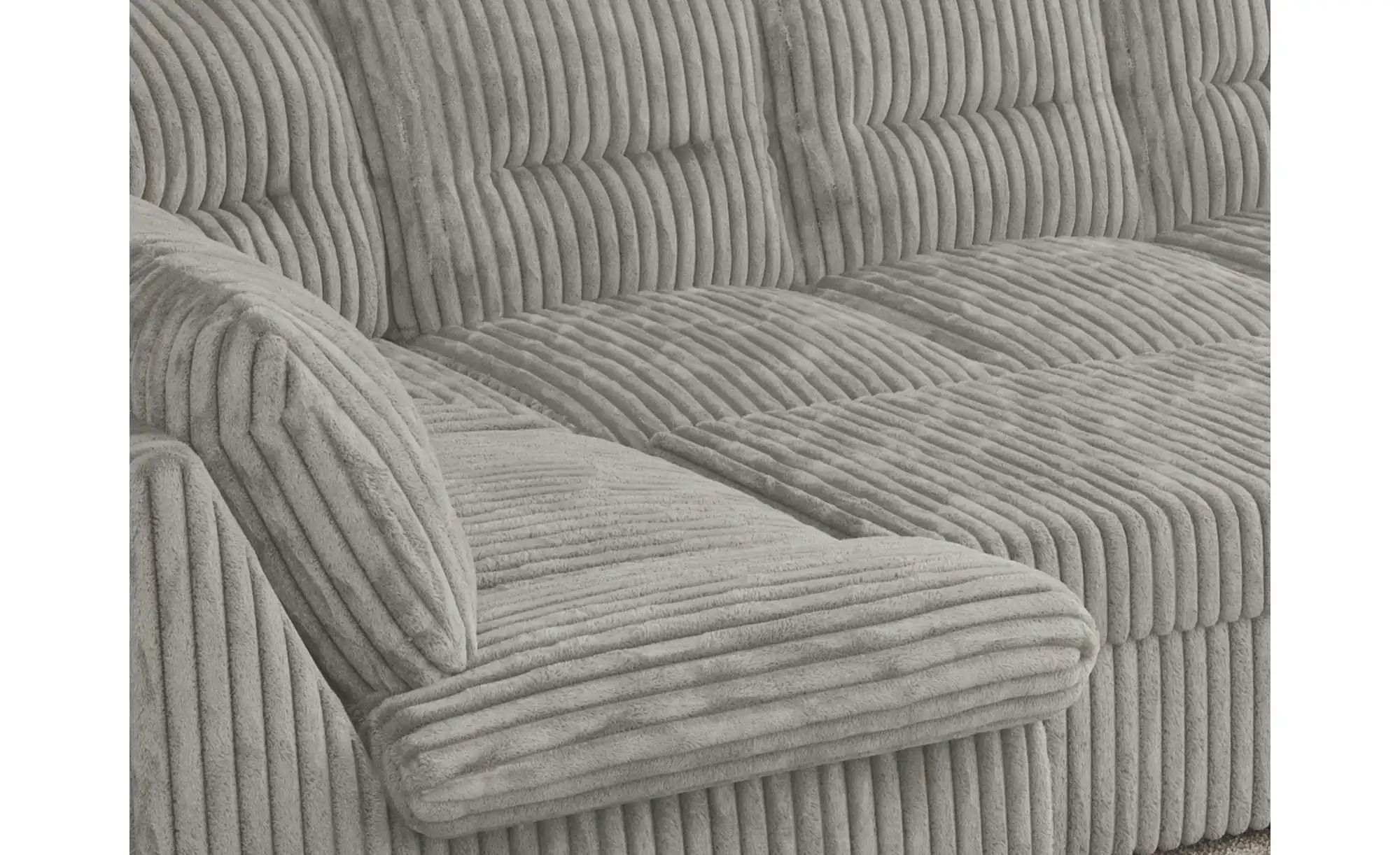 Wohnlandschaft mit Schlaffunktion Comodo ¦ silber ¦ Maße (cm): B: 340 H: 93 günstig online kaufen