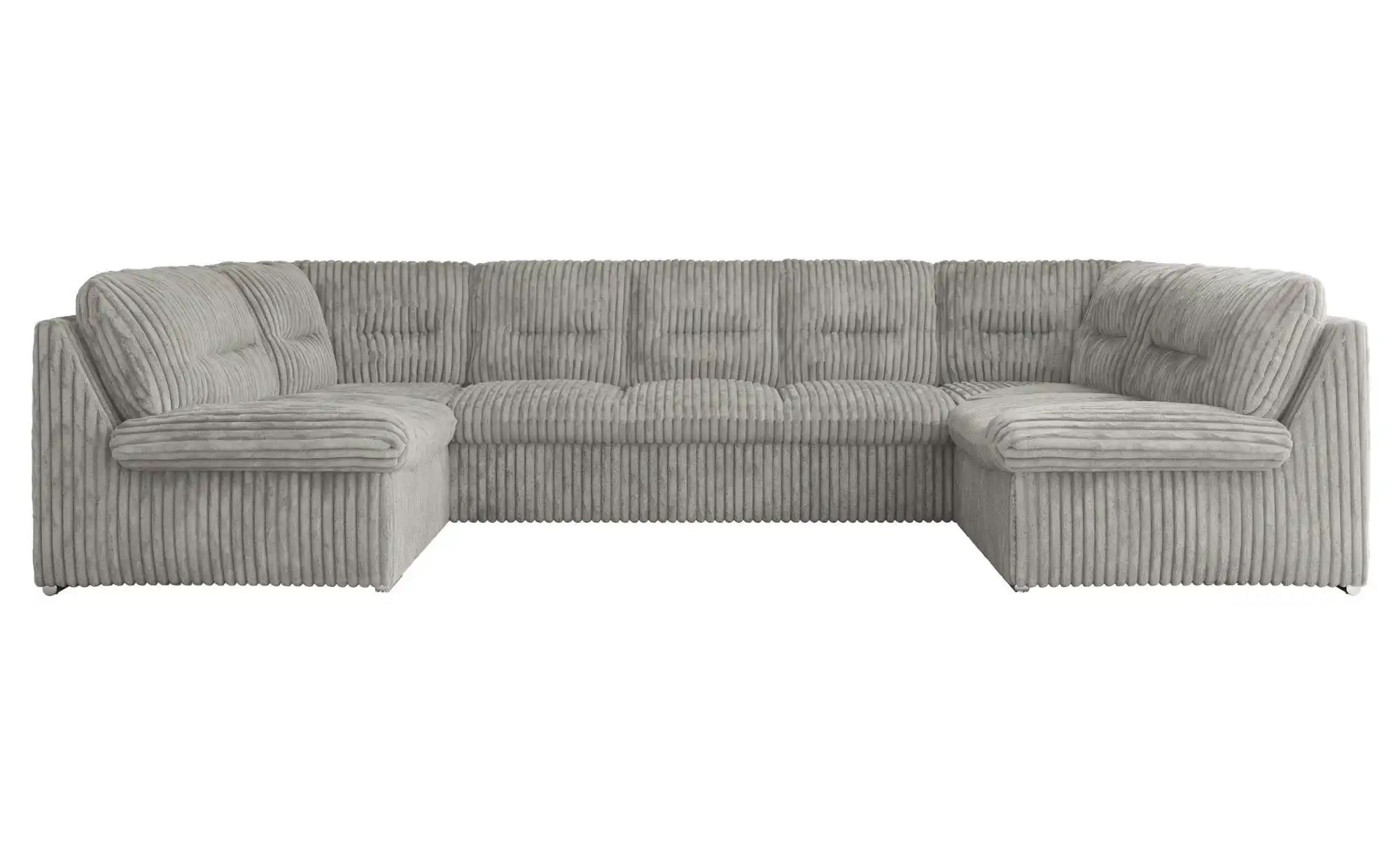 Wohnlandschaft mit Schlaffunktion Comodo  silber  Maße (cm): B: 340 H: 93 | 05904968280663