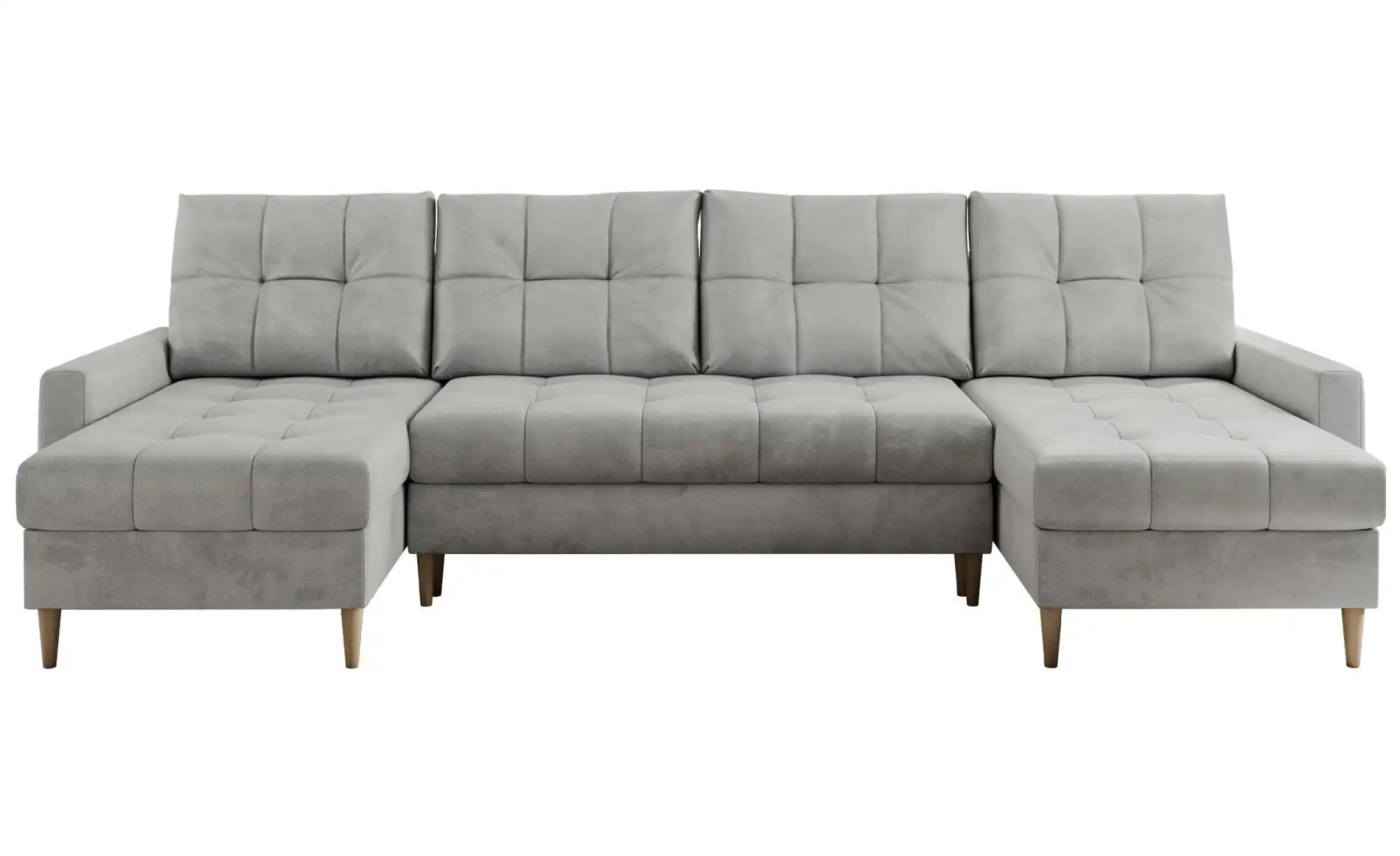 Wohnlandschaft mit Schlaffunktion Astra ¦ silber ¦ Maße (cm): B: 290 H: 75 günstig online kaufen