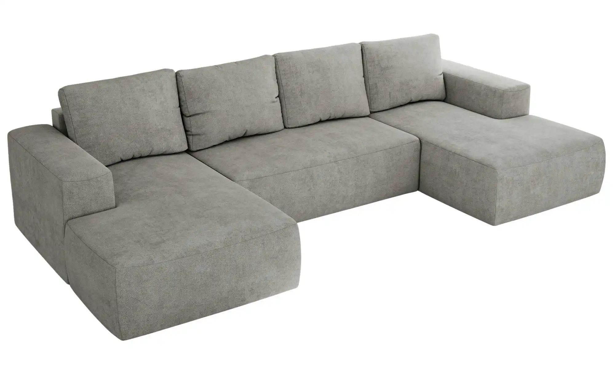 Thumbnail - Wohnlandschaft mit Schlaffunktion Trentino ¦ grau ¦ Maße (cm): B: 334 H: 91 Polstermöbel > Sofas > Wohnlandschaften - Hö...