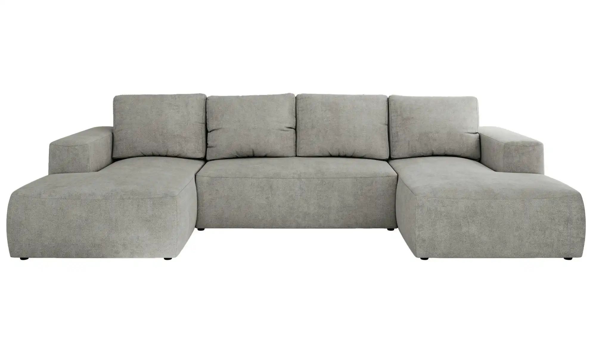 Wohnlandschaft mit Schlaffunktion Trentino ¦ grau ¦ Maße (cm): B: 334 H: 91 günstig online kaufen