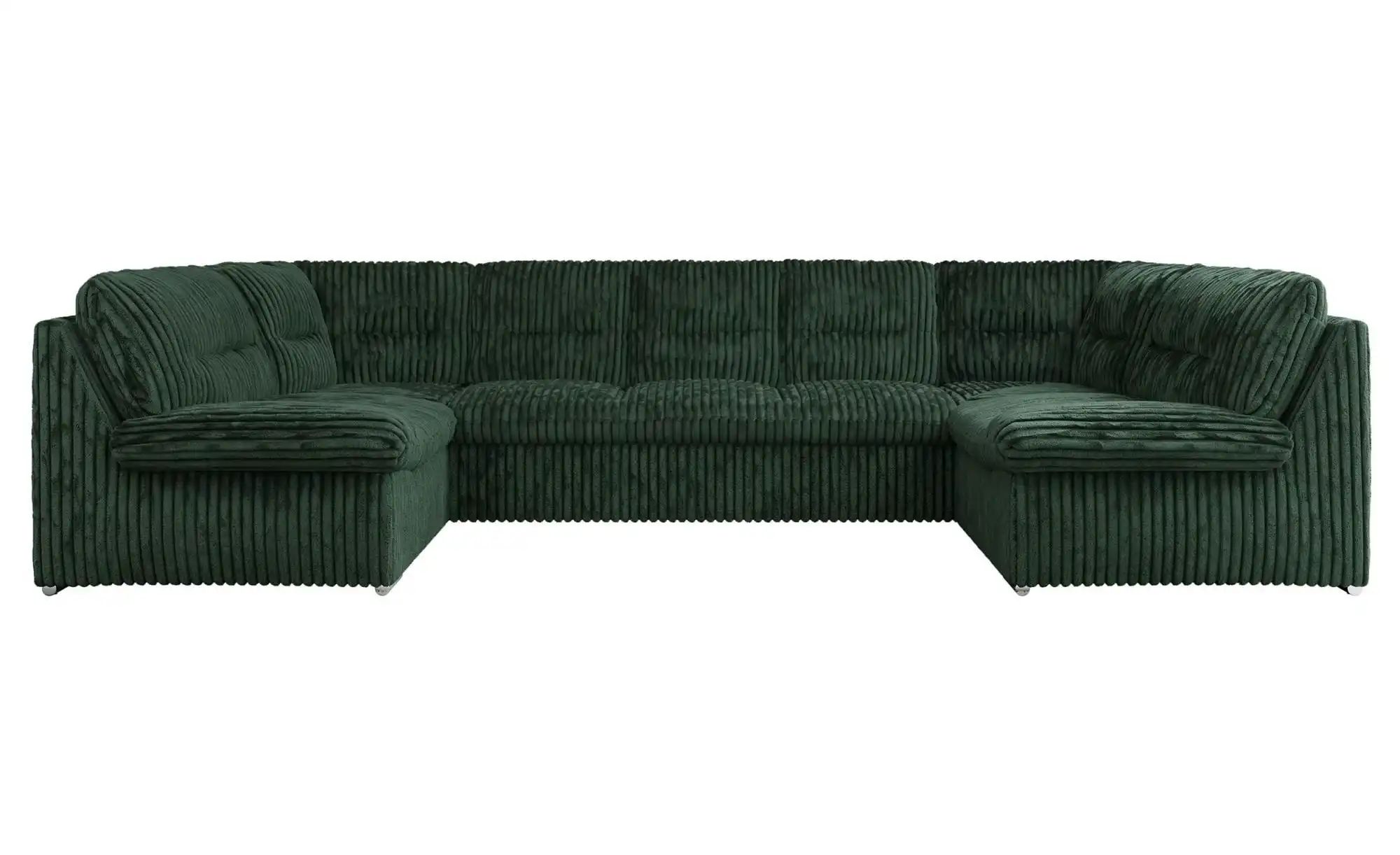 Wohnlandschaft mit Schlaffunktion Comodo ¦ grün ¦ Maße (cm): B: 340 H: 93 P günstig online kaufen