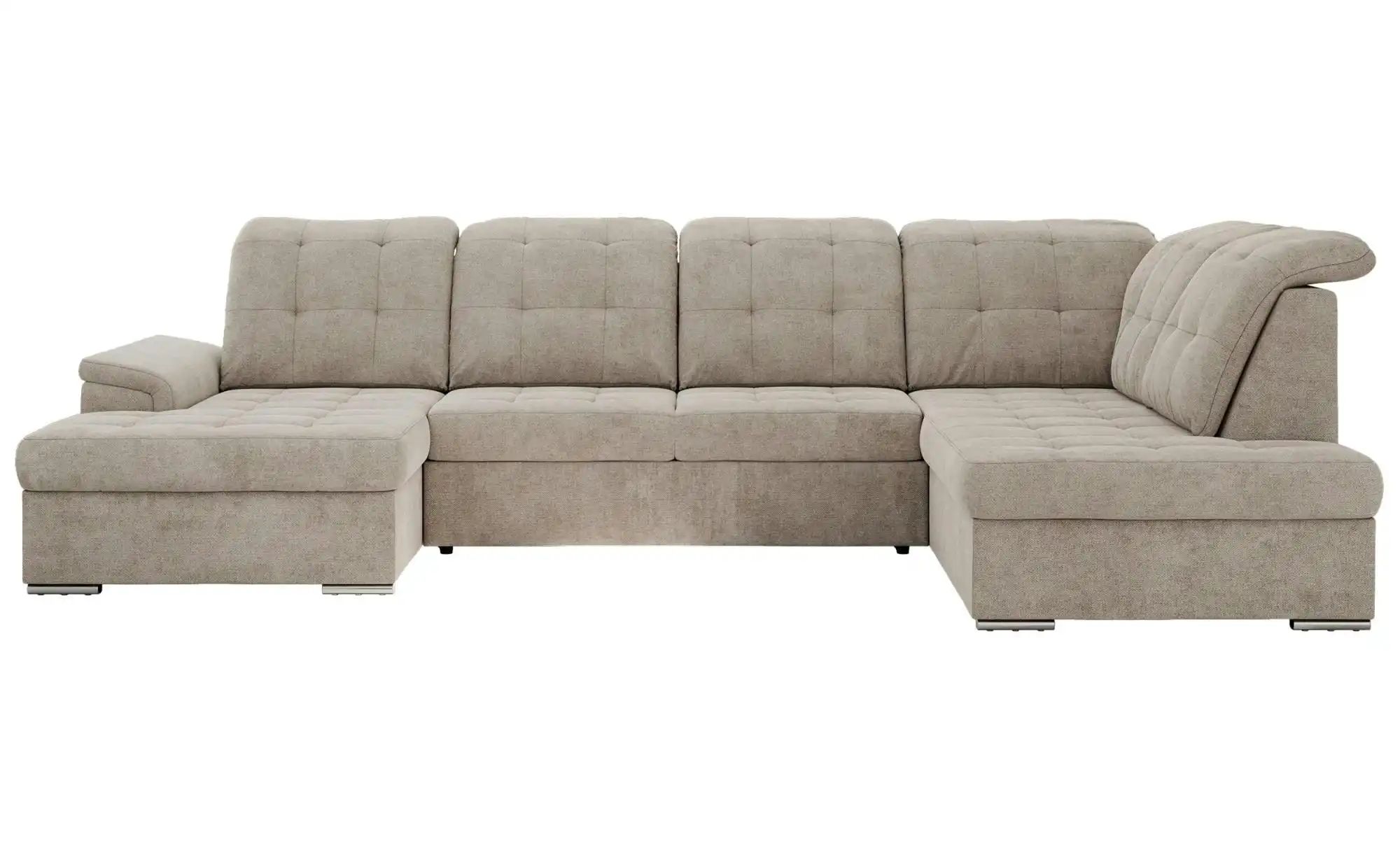 Wohnlandschaft mit Schlaffunktion Madrito  braun  Maße (cm): B: 323 H: 89 | 05904968285217