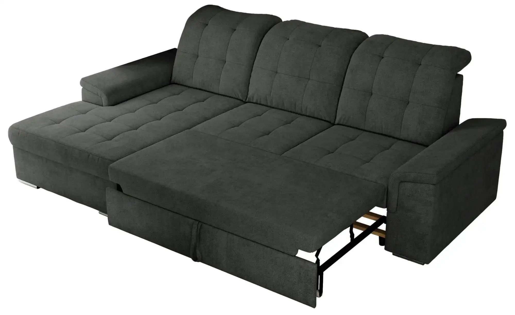 Thumbnail - Ecksofa mit Schlaffunktion Madrito ¦ grau ¦ Maße (cm): B: 256 H: 89 Polstermöbel > Sofas > Ecksofas - Höffner