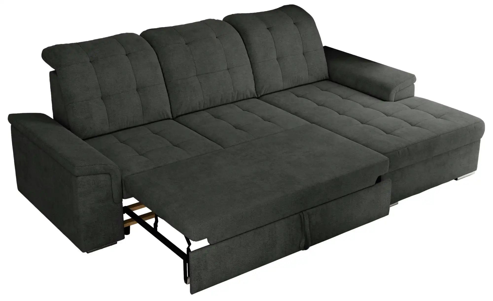 Thumbnail - Ecksofa mit Schlaffunktion Madrito ¦ grau ¦ Maße (cm): B: 256 H: 89 Polstermöbel > Sofas > Ecksofas - Höffner