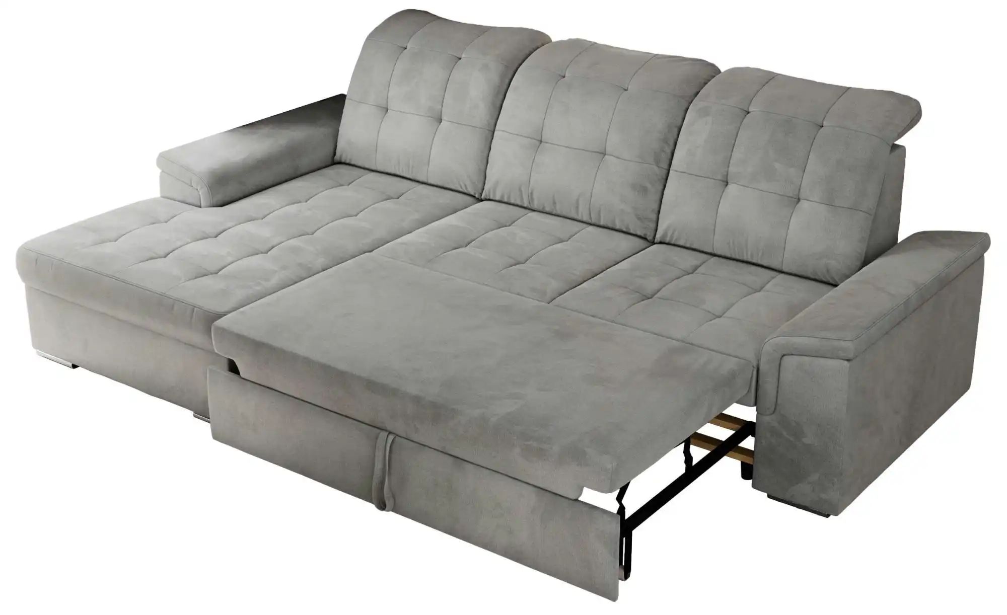 Thumbnail - Ecksofa mit Schlaffunktion Madrito ¦ grau ¦ Maße (cm): B: 256 H: 89 Polstermöbel > Sofas > Ecksofas - Höffner