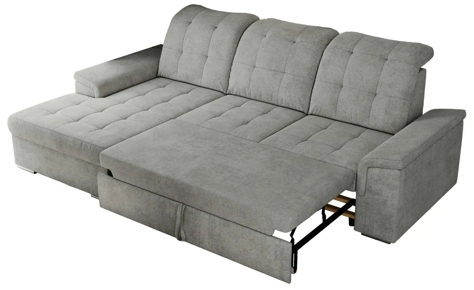 Thumbnail - Ecksofa mit Schlaffunktion Madrito ¦ grau ¦ Maße (cm): B: 256 H: 89 Polstermöbel > Sofas > Ecksofas - Höffner