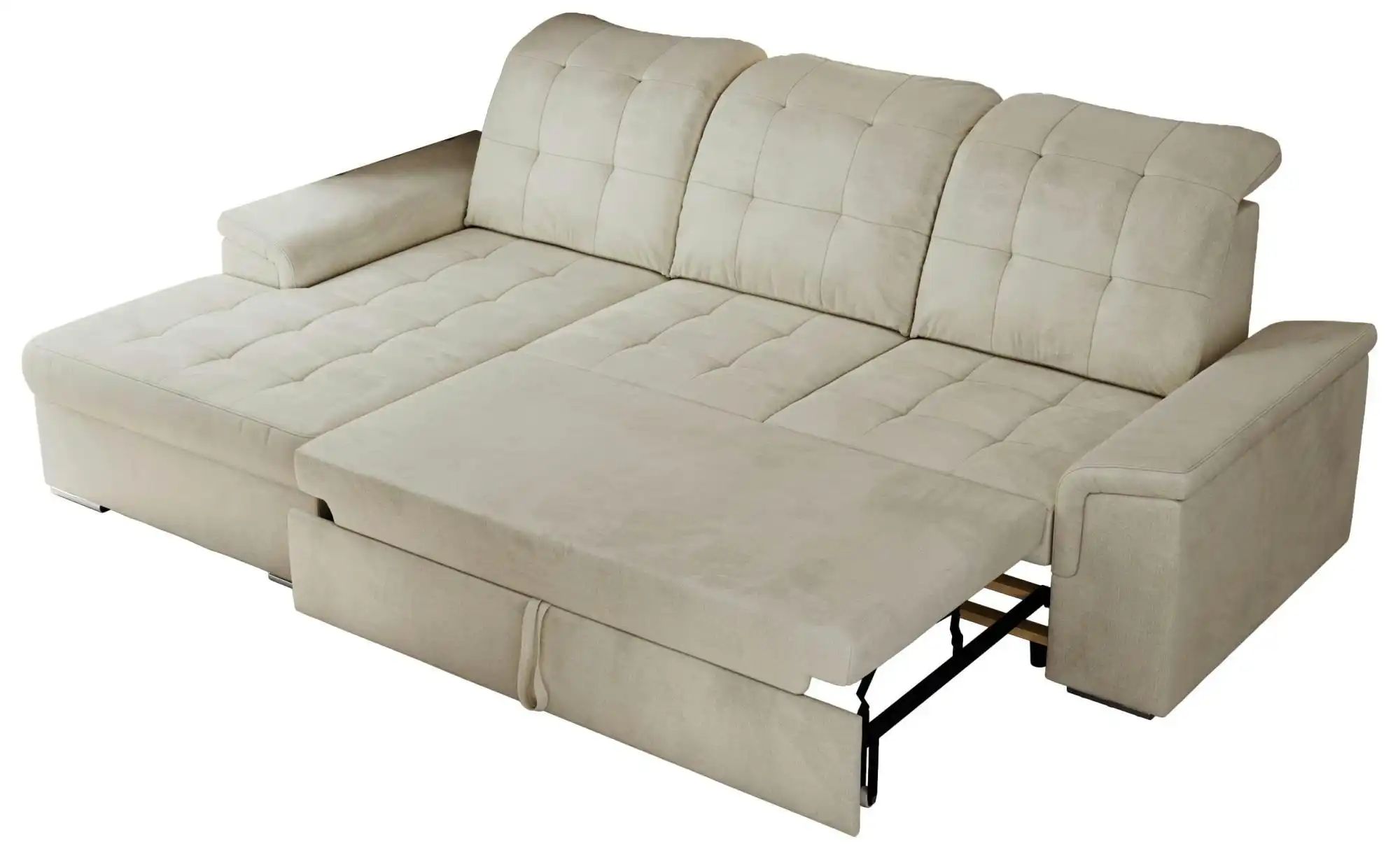 Ecksofa mit Schlaffunktion Madrito ¦ beige ¦ Maße (cm): B: 256 H: 89 Polste günstig online kaufen